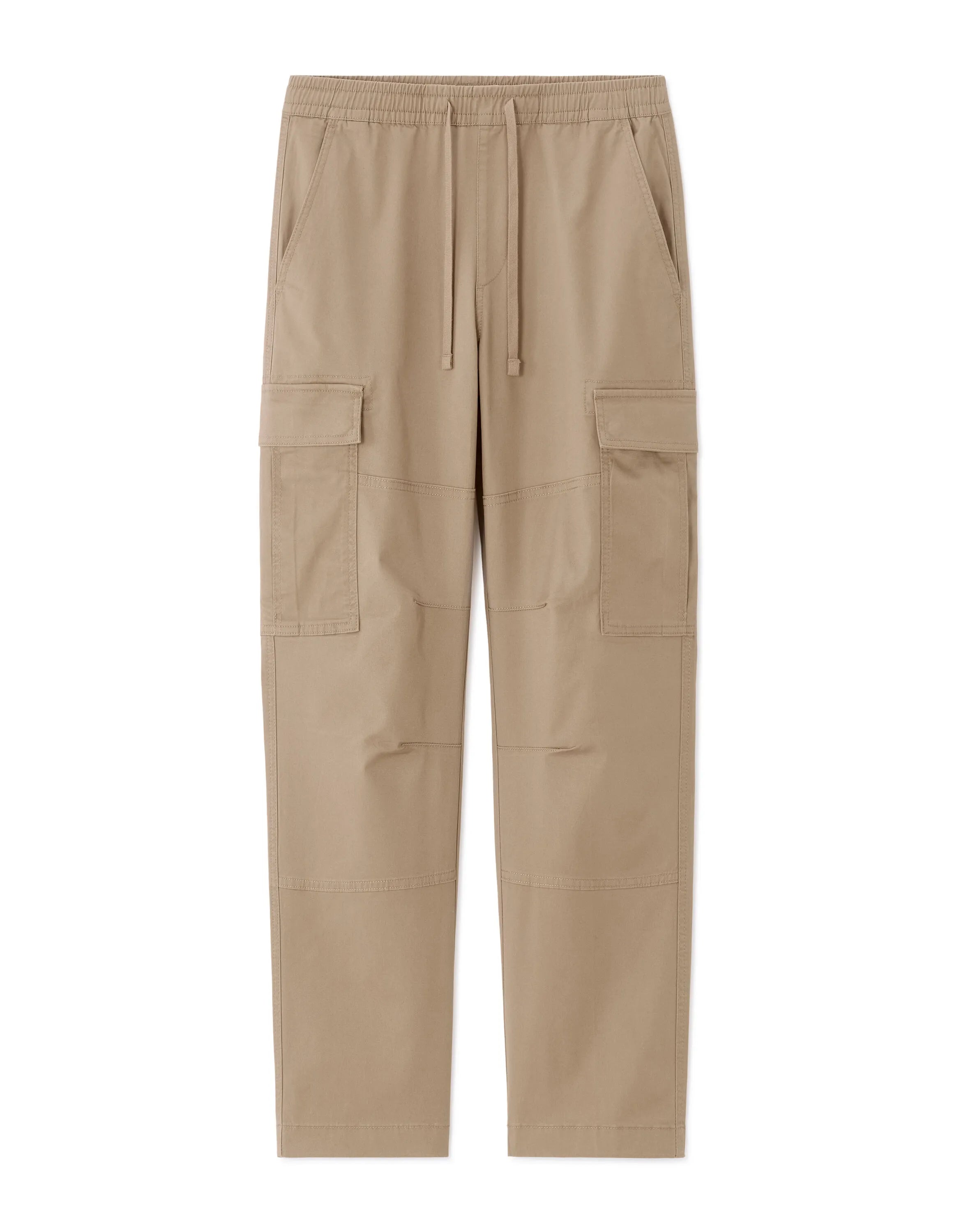 Celio_Beige Clair_Stretch Cotton Straight Cargo Pants_MOCADROI_BEIGE CLAIR_07