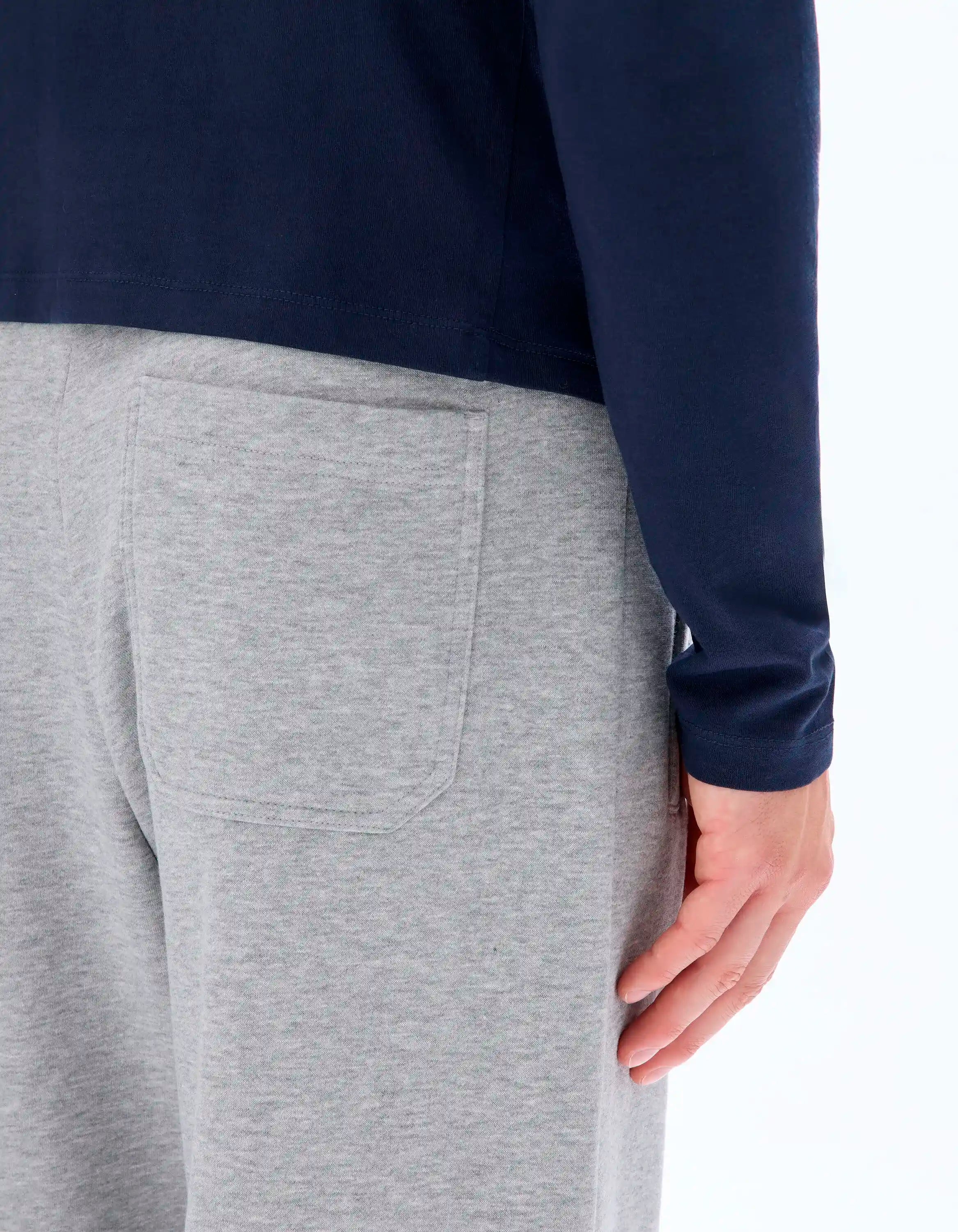 Celio_Heather Grey_Oversized Jogging Pants_MODROI_HEATHER GREY_05