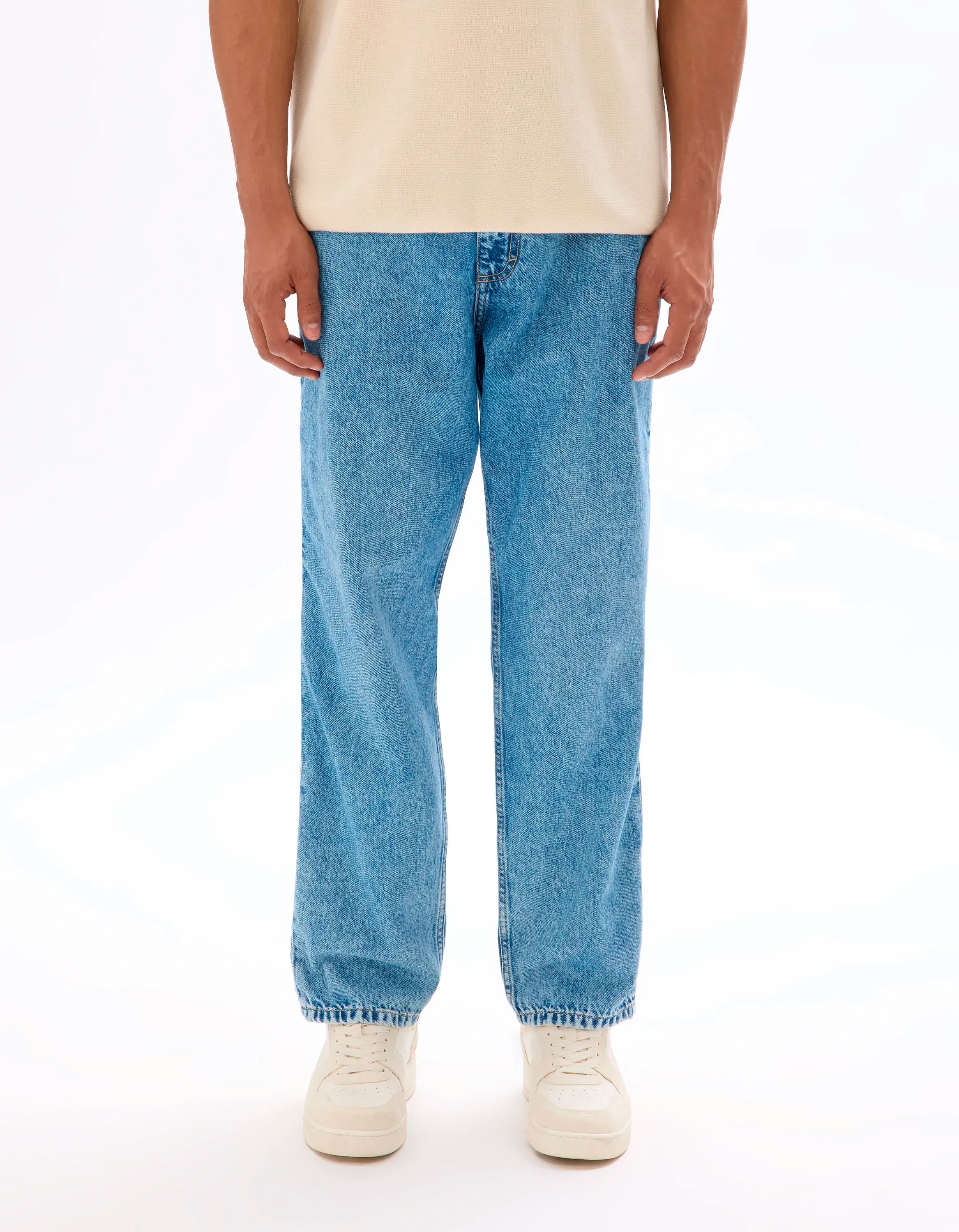 Celio_Double Stone_Relaxed 100% Cotton Jeans_MORELAX_DOUBLE STONE_01