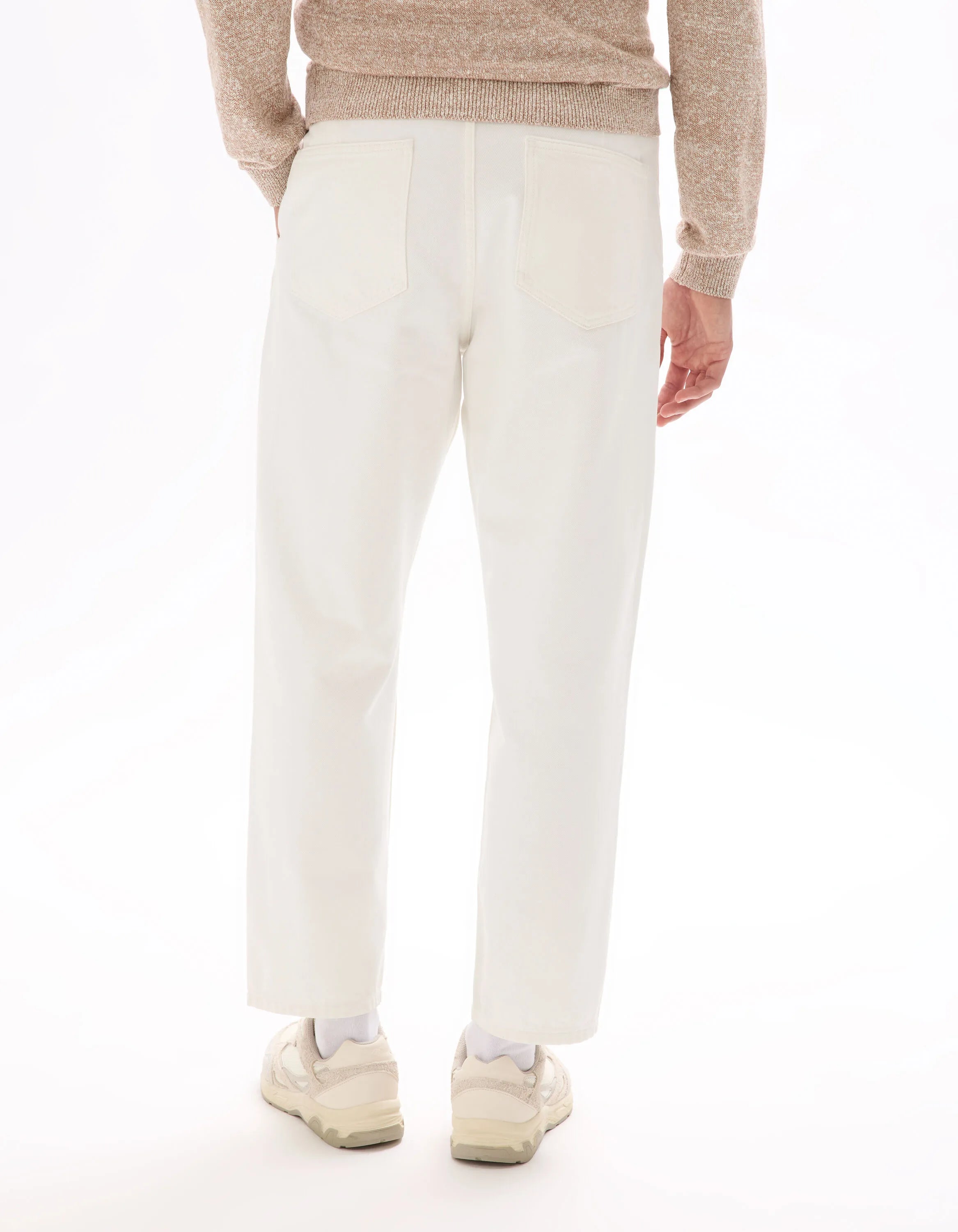 Celio_Ecru_Relaxed Jeans 100% Cotton_MORELAX_ECRU_03