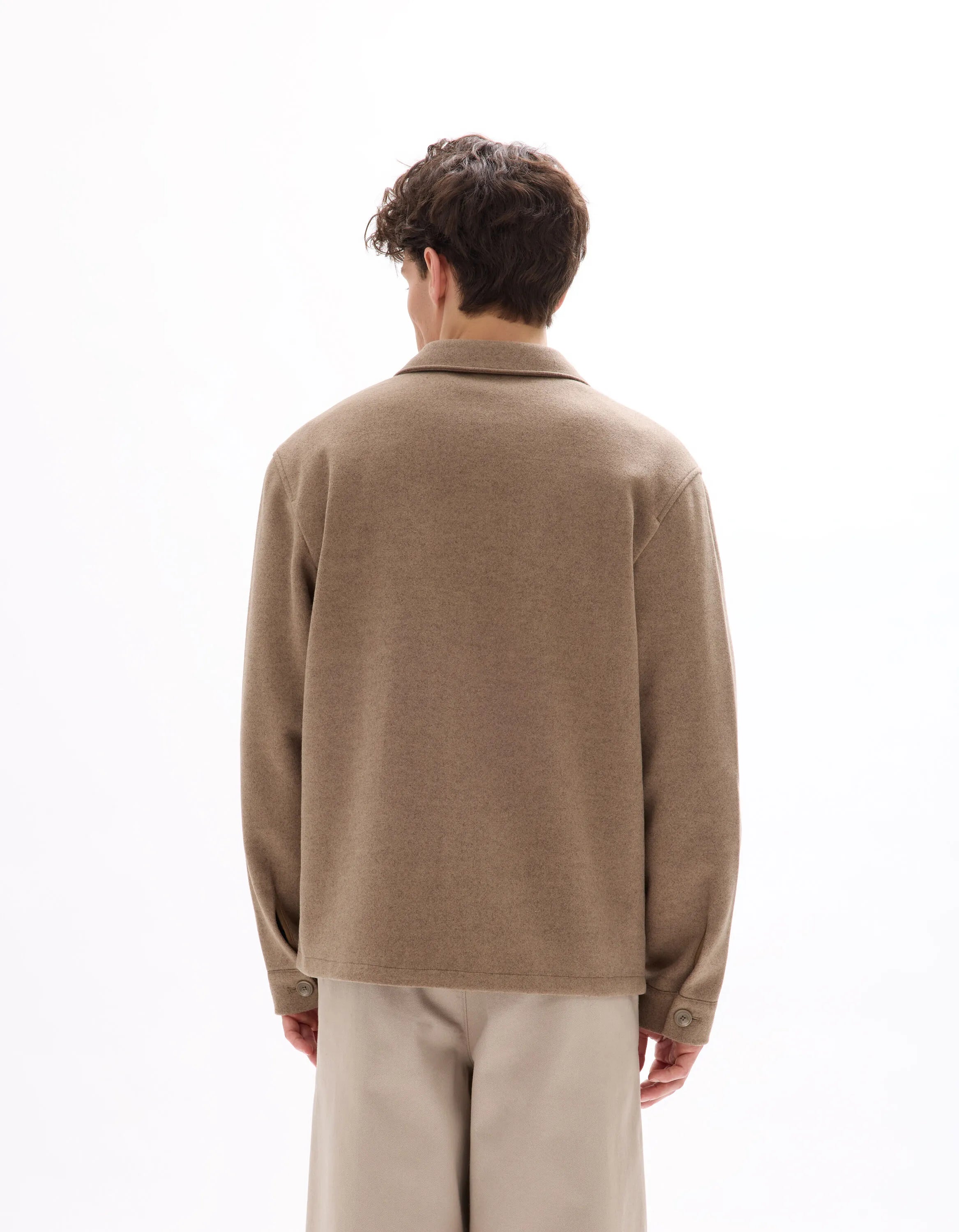 Celio_Brown_Unlined Knitted Jacket - Light Brown_MUBIAISHRT_LIGHT BROWN_03