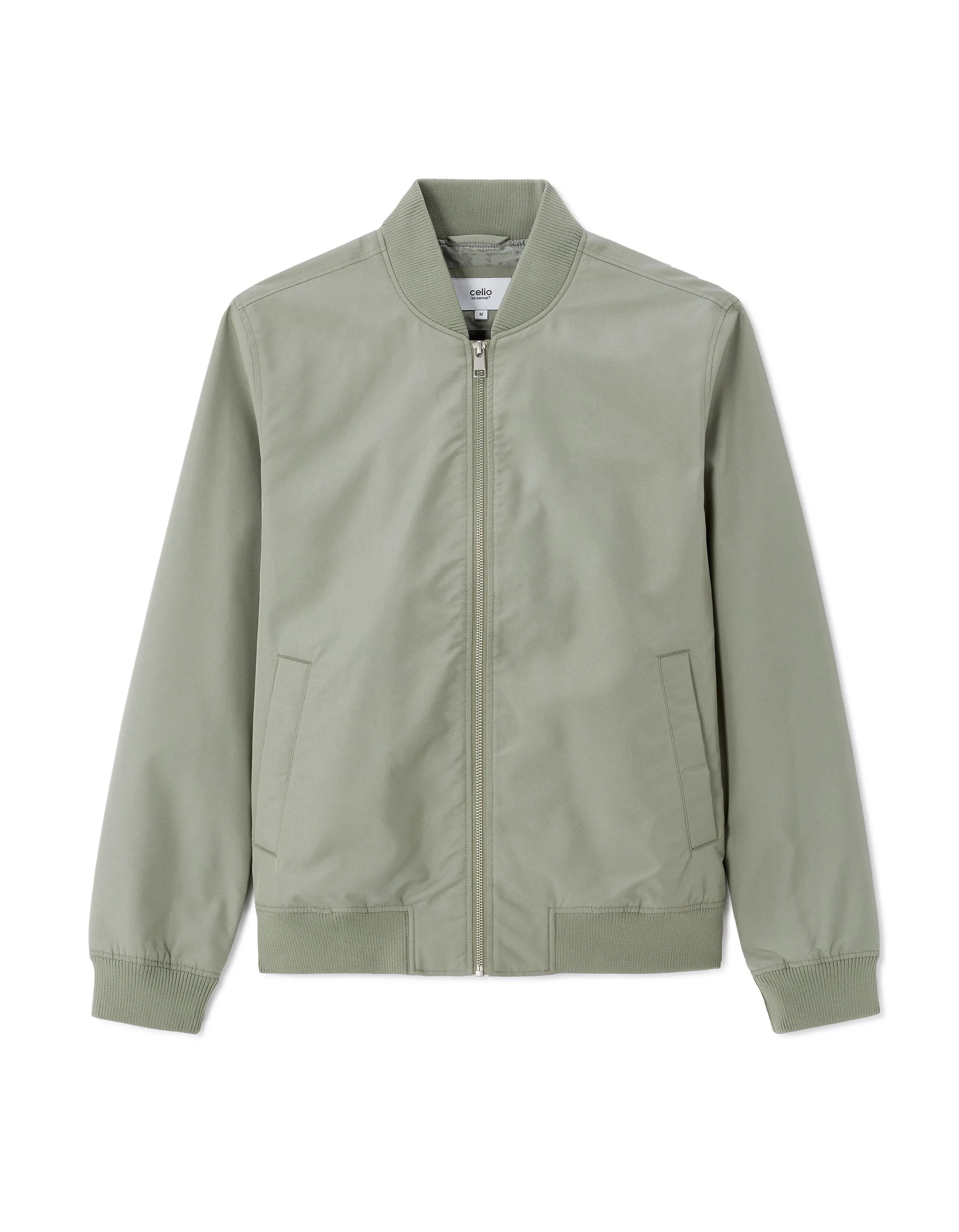 Celio_Light Khaki 01_Lightweight Bomber Jacket_MUBLUZ_LIGHT KHAKI 01_08