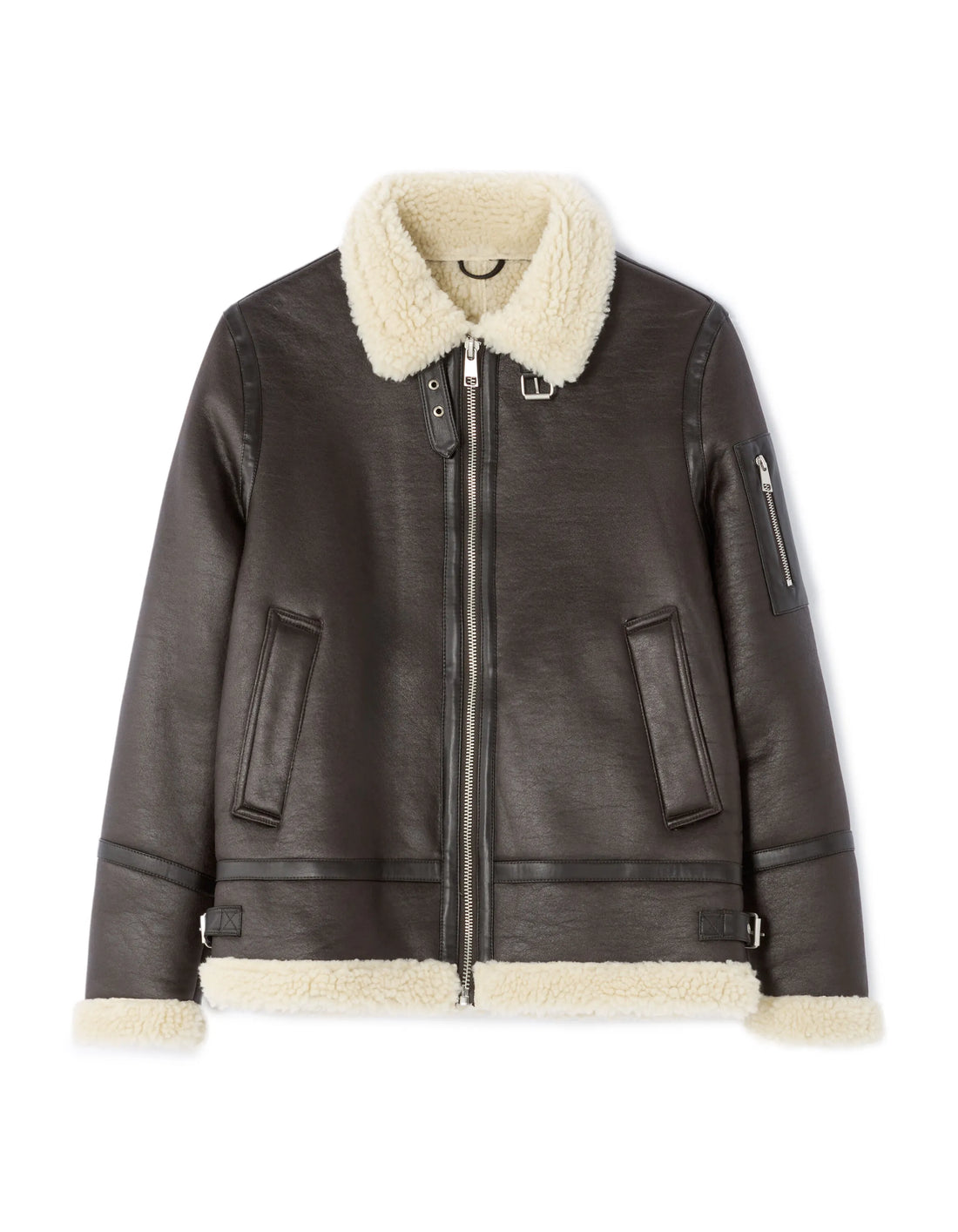 Celio_Brown_Faux Suede Bomber Jacket - Dark Brown_MUFLIGHTT_DARK BROWN_01