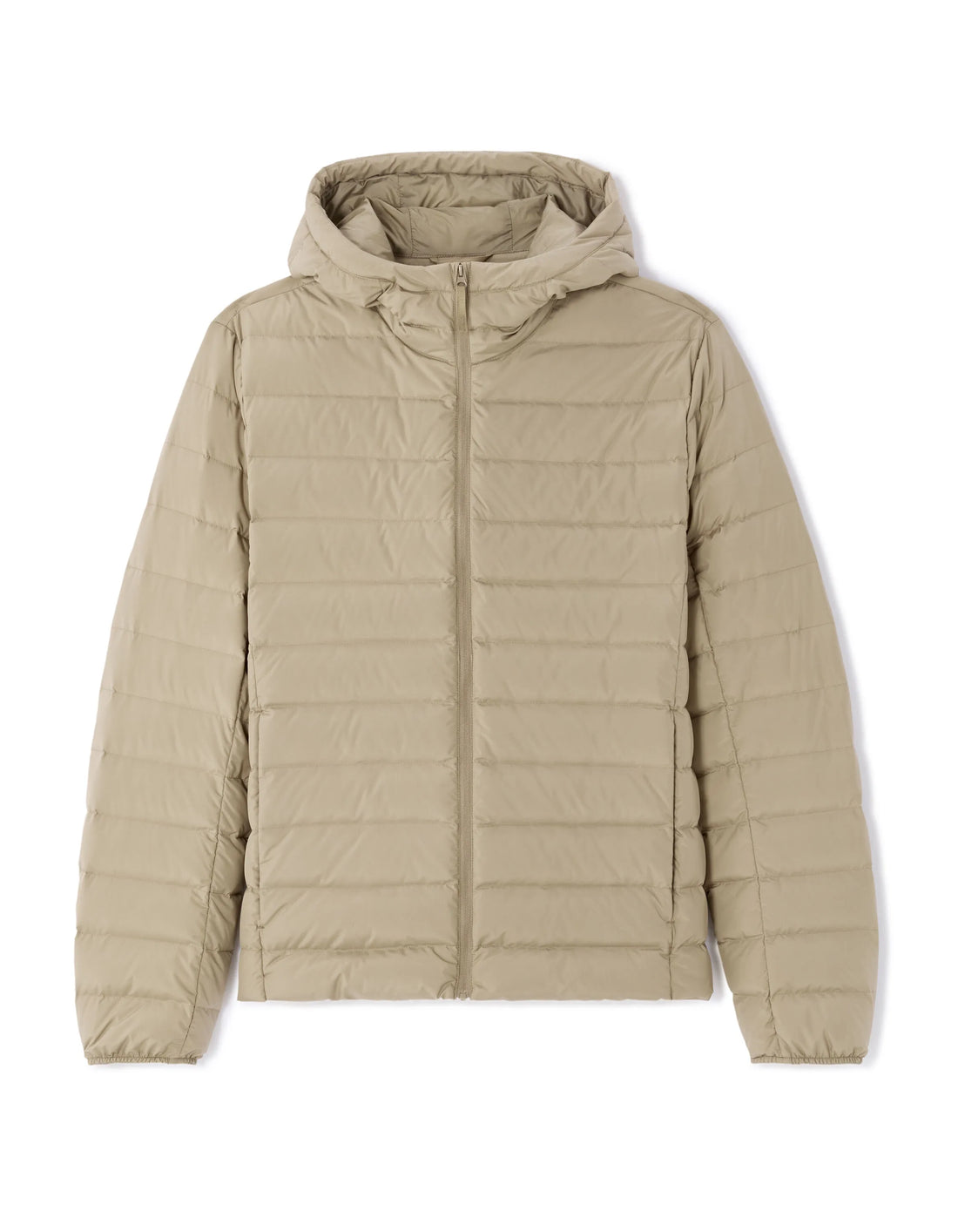 Celio_Beige_Lightweight Down Jacket with Hood_MULIGHTHOD_BEIGE_01