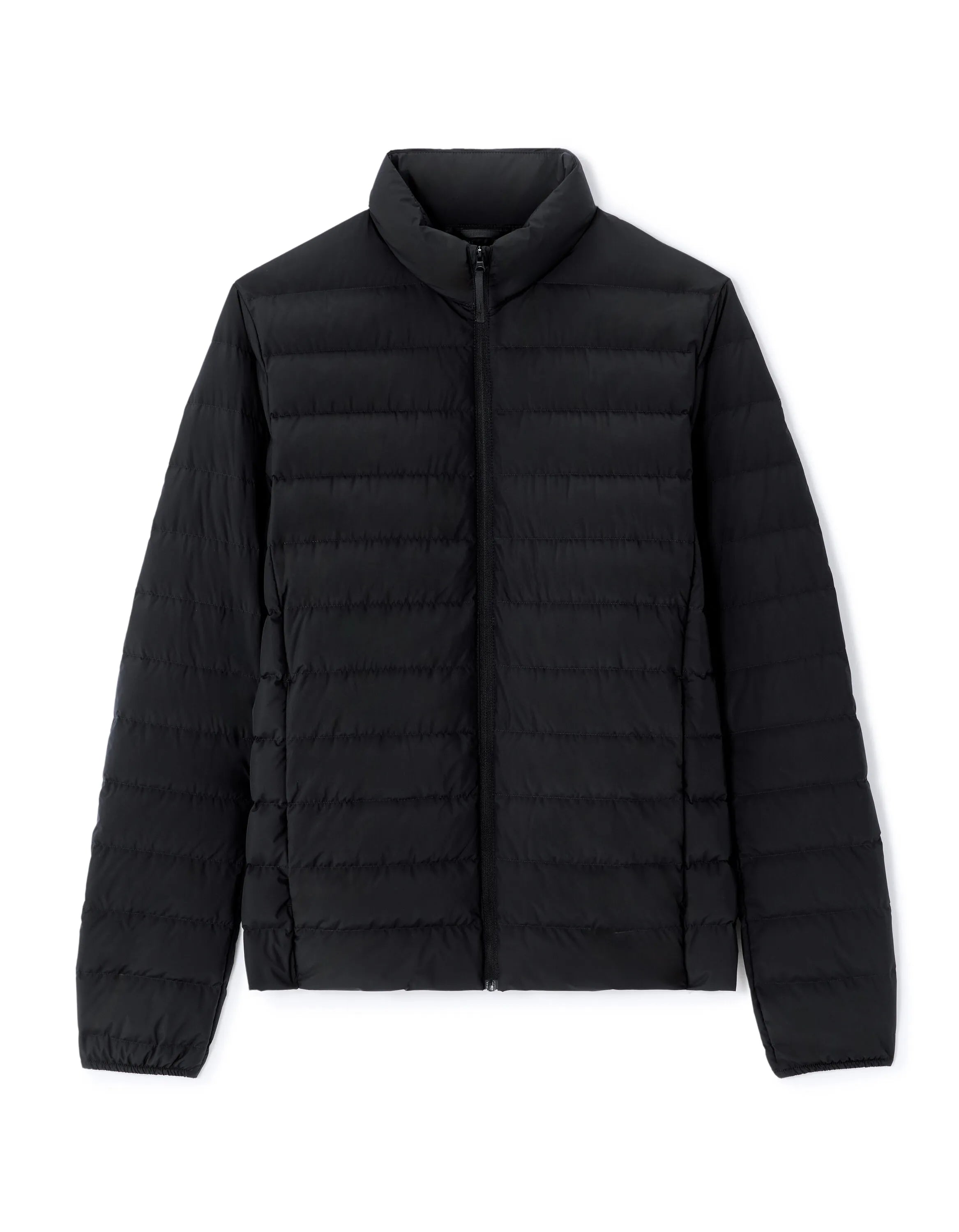 Celio_Black_Lightweight Down Jacket with Long Sleeves and High Collar - Black_MULIGHTI_BLACK_01