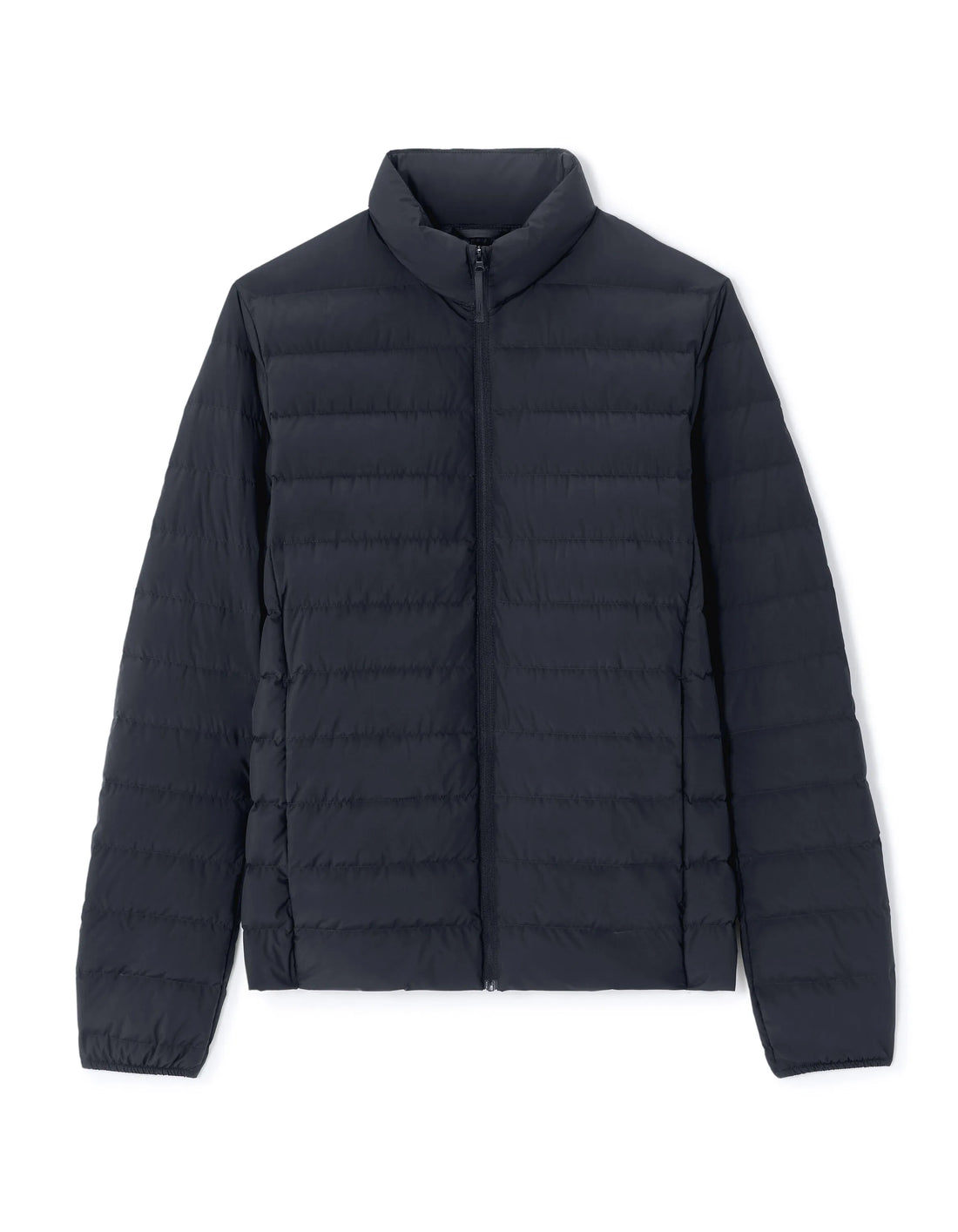 Celio_Blue_Lightweight Down Jacket with Long Sleeves and High Collar - Navy_MULIGHTI_NAVY_01