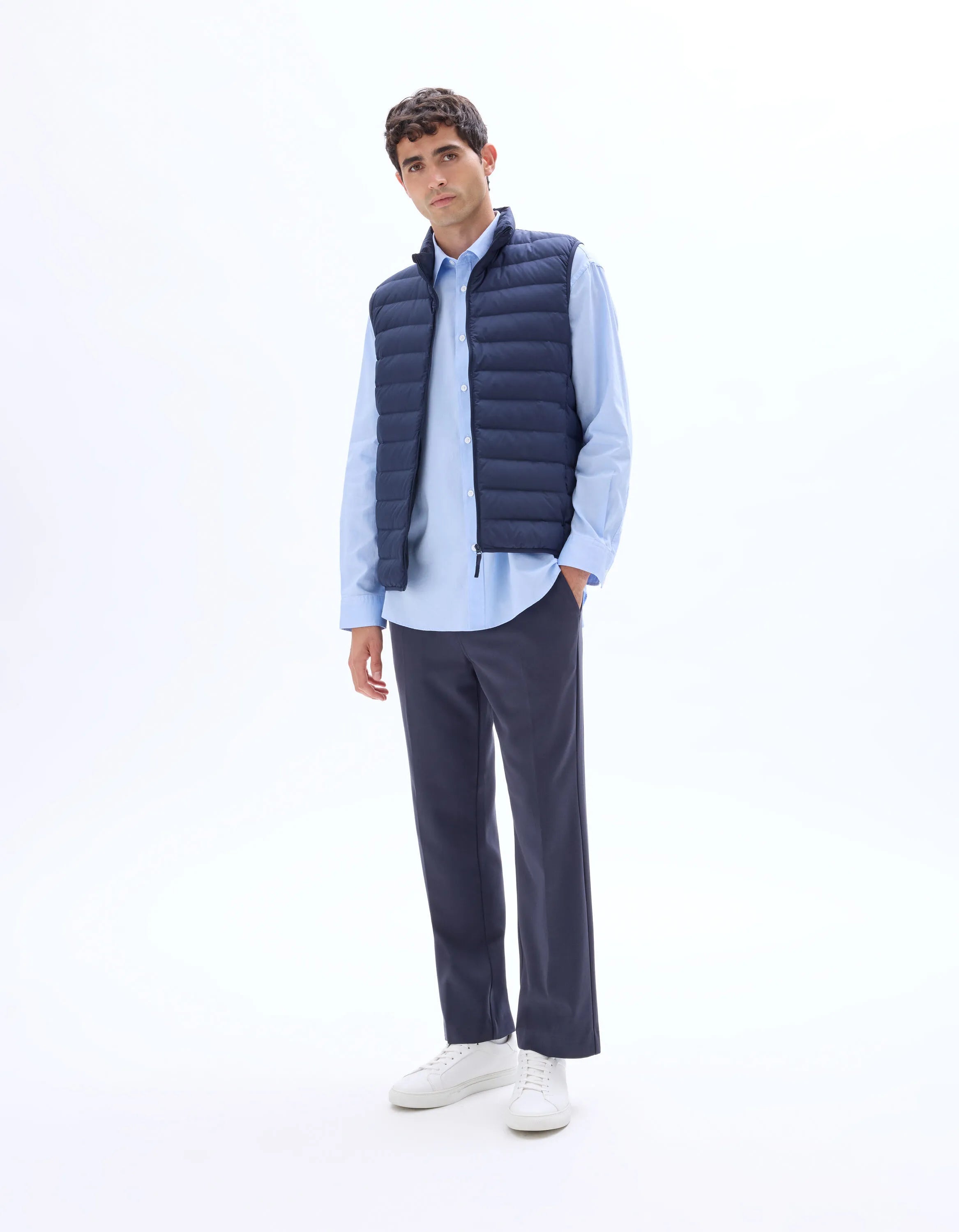 Celio_Navy_Lightweight Sleeveless Down Jacket_MULIGHTSL_NAVY_01