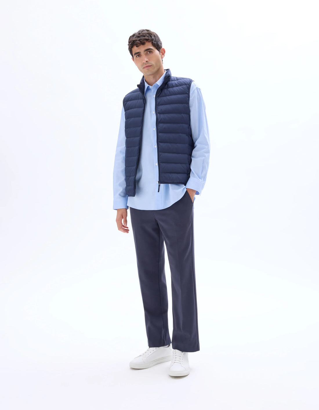 Celio_Navy_Lightweight Sleeveless Down Jacket_MULIGHTSL_NAVY_01
