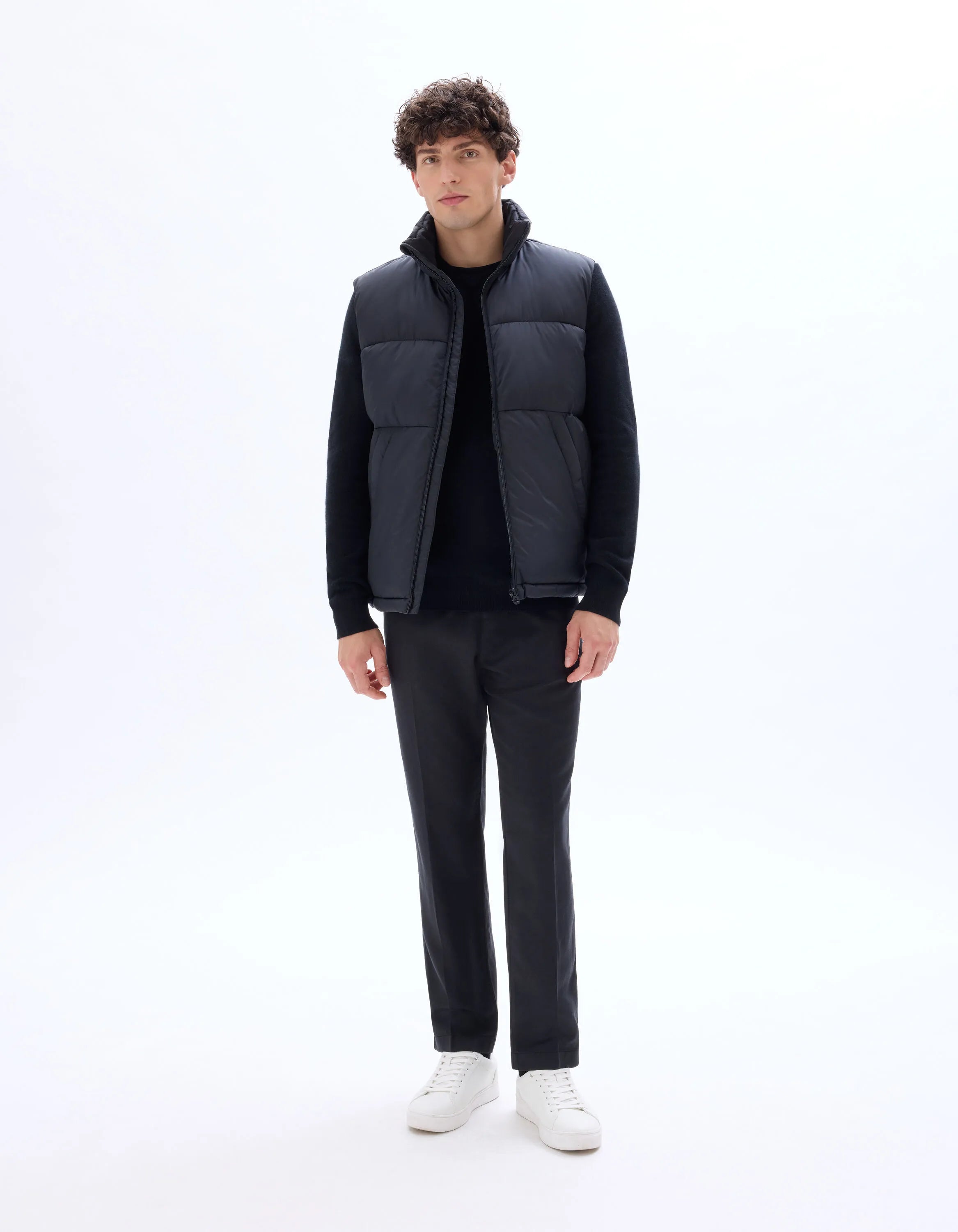 Celio_Black_Warm Sleeveless Down Jacket_MUPUFFYSL_BLACK_01