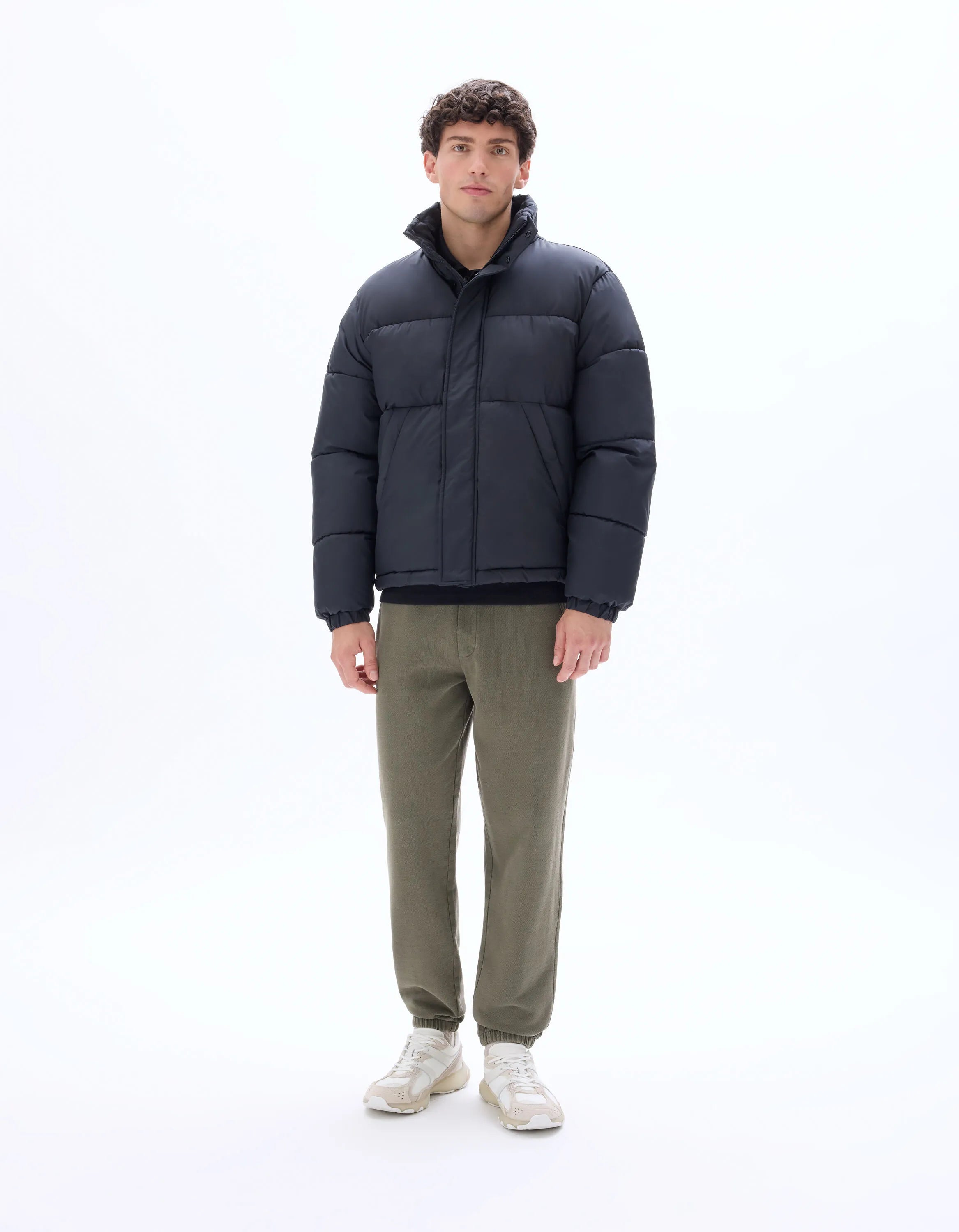 Celio_Black_Airwarm Warm Down Jacket with High Collar - Black_MUPUFY_BLACK_02