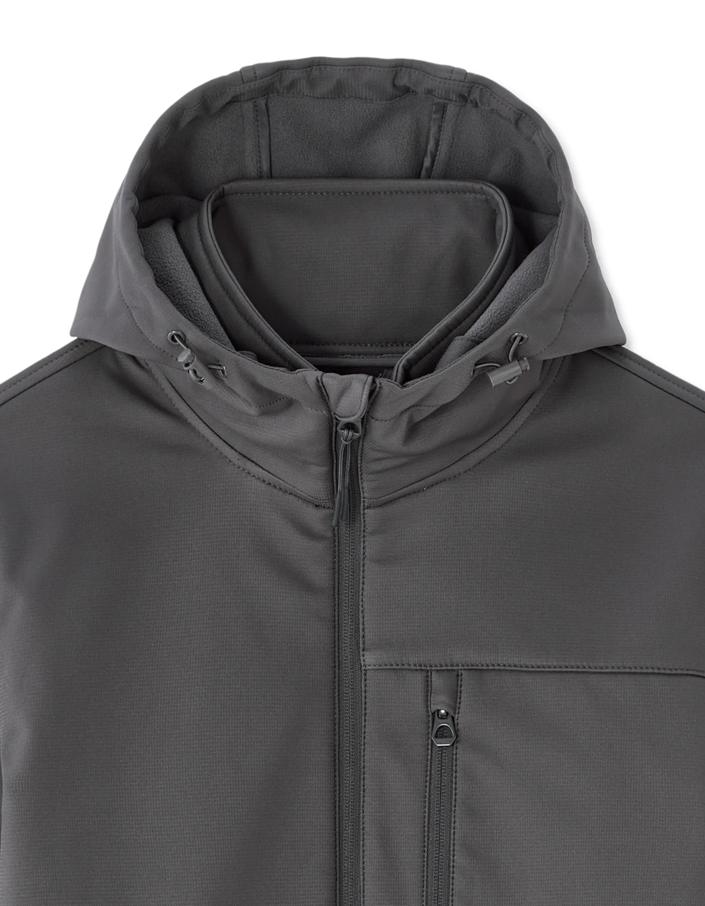 Celio_Grey_Hooded Softshell Jacket_MUSHELL_GREY_06