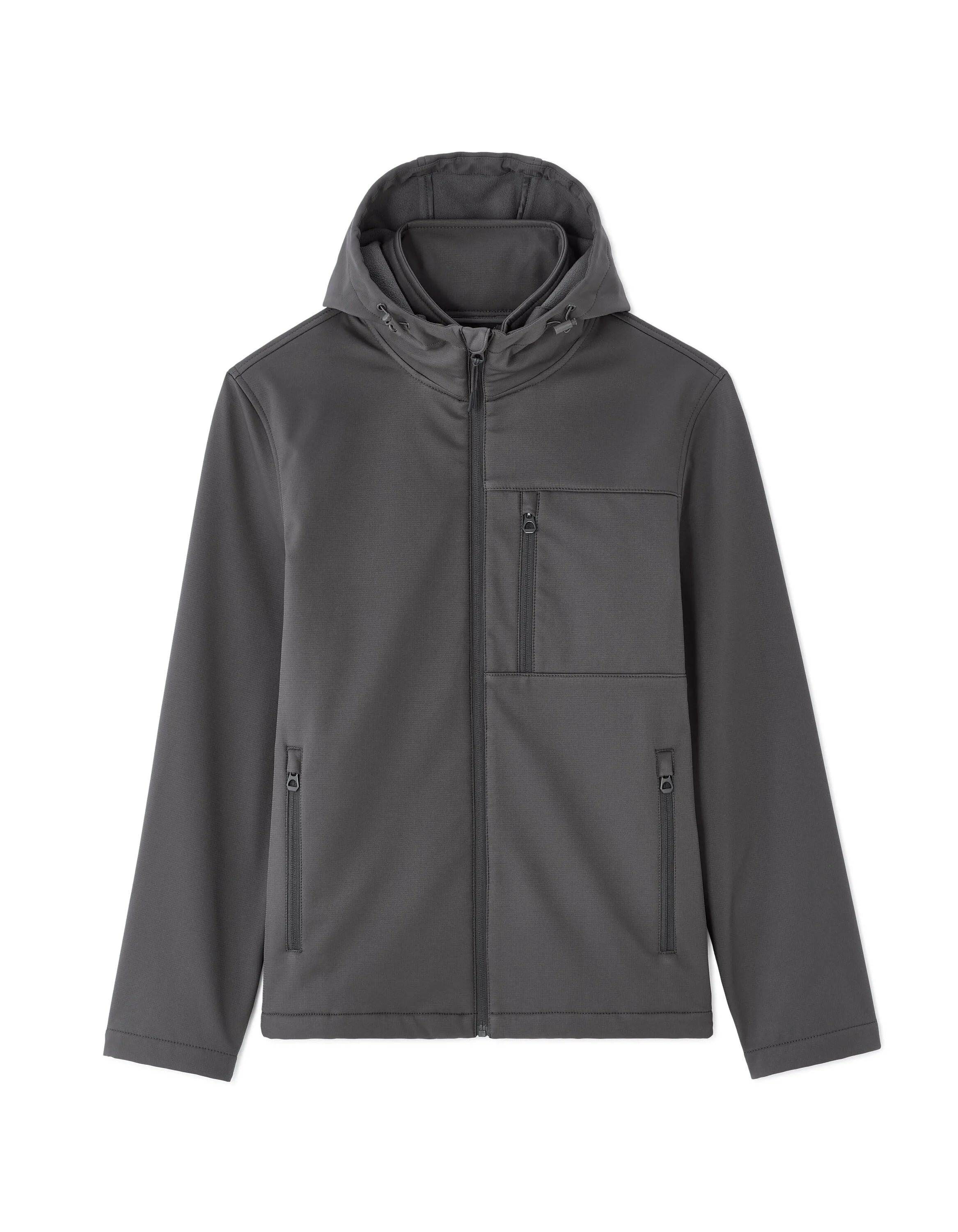 Celio_Grey_Hooded Softshell Jacket_MUSHELL_GREY_08