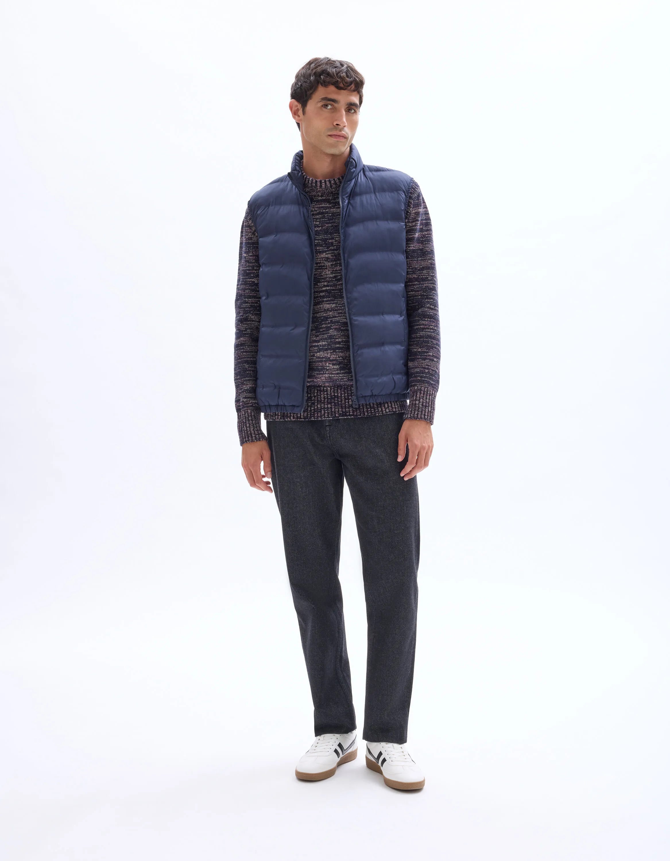 Celio_Navy_Lightweight Sleeveless Down Jacket_MUWELDSL_NAVY_01