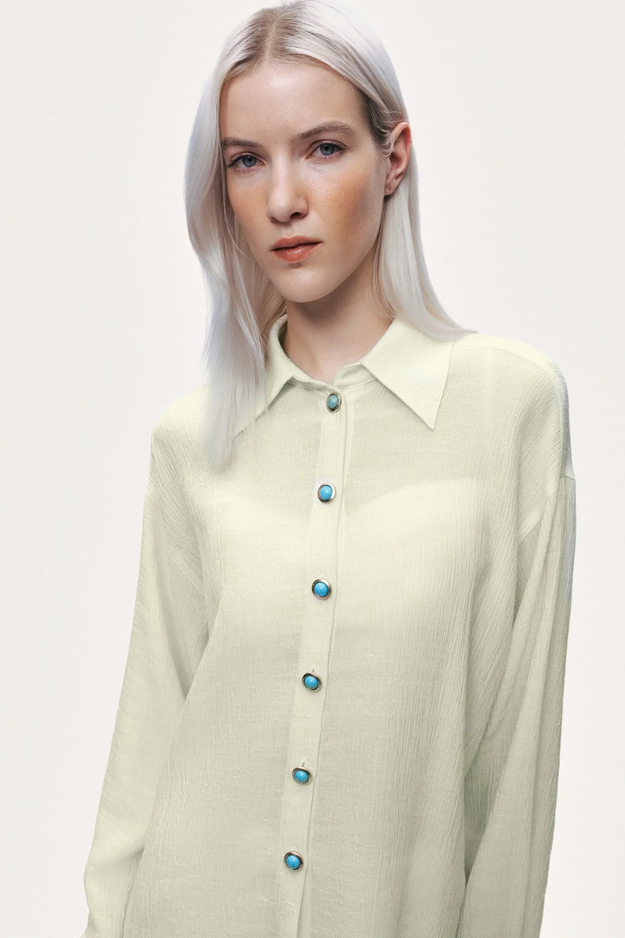 Nocturne Multi-Coloured Women Bustier Set Shirt SKU: N26YN25244_0120 Image 04