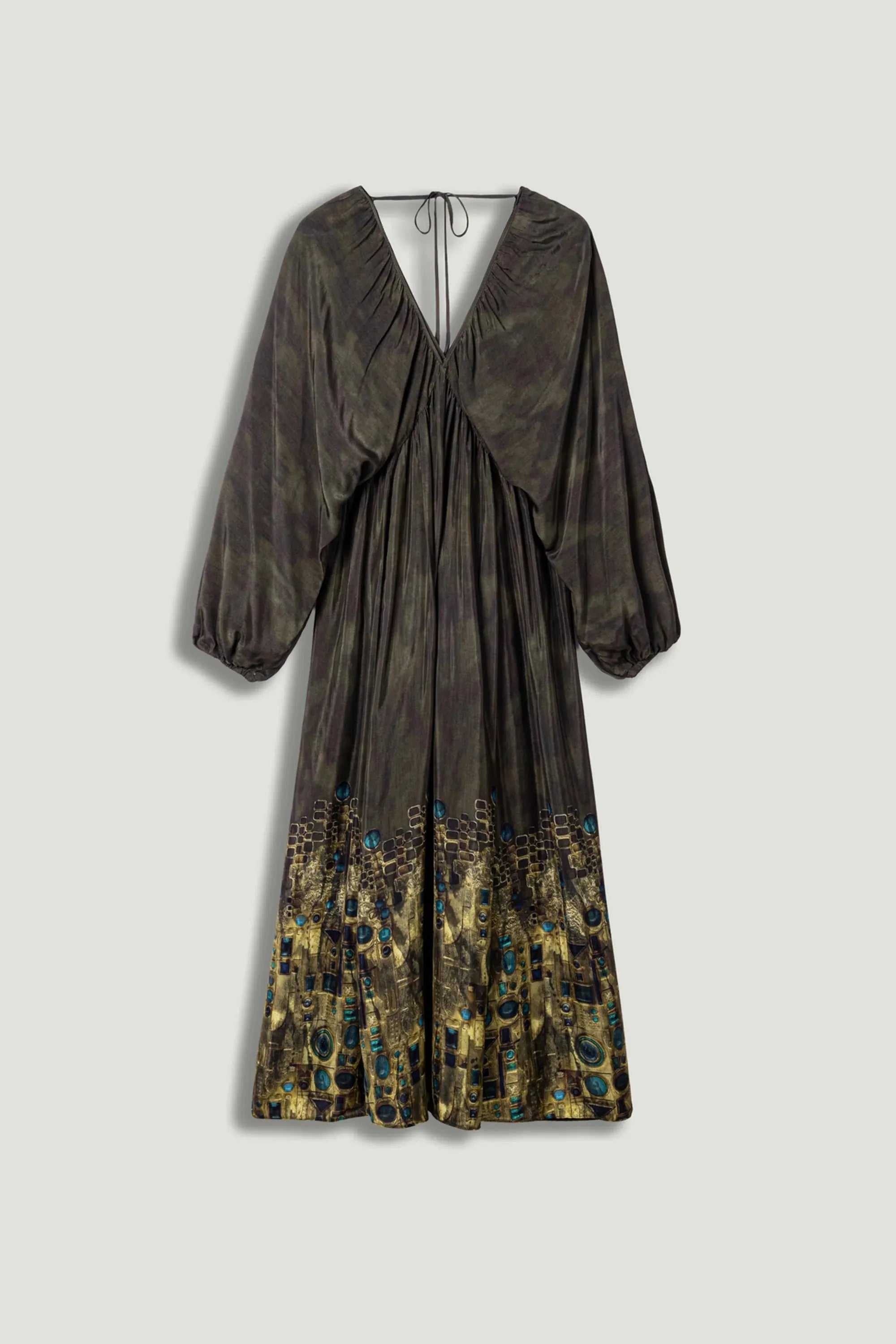 Nocturne Multi-Coloured Women Printed Long Sleeve Maxi Dress SKU: N26YN2772_0007 Image 07