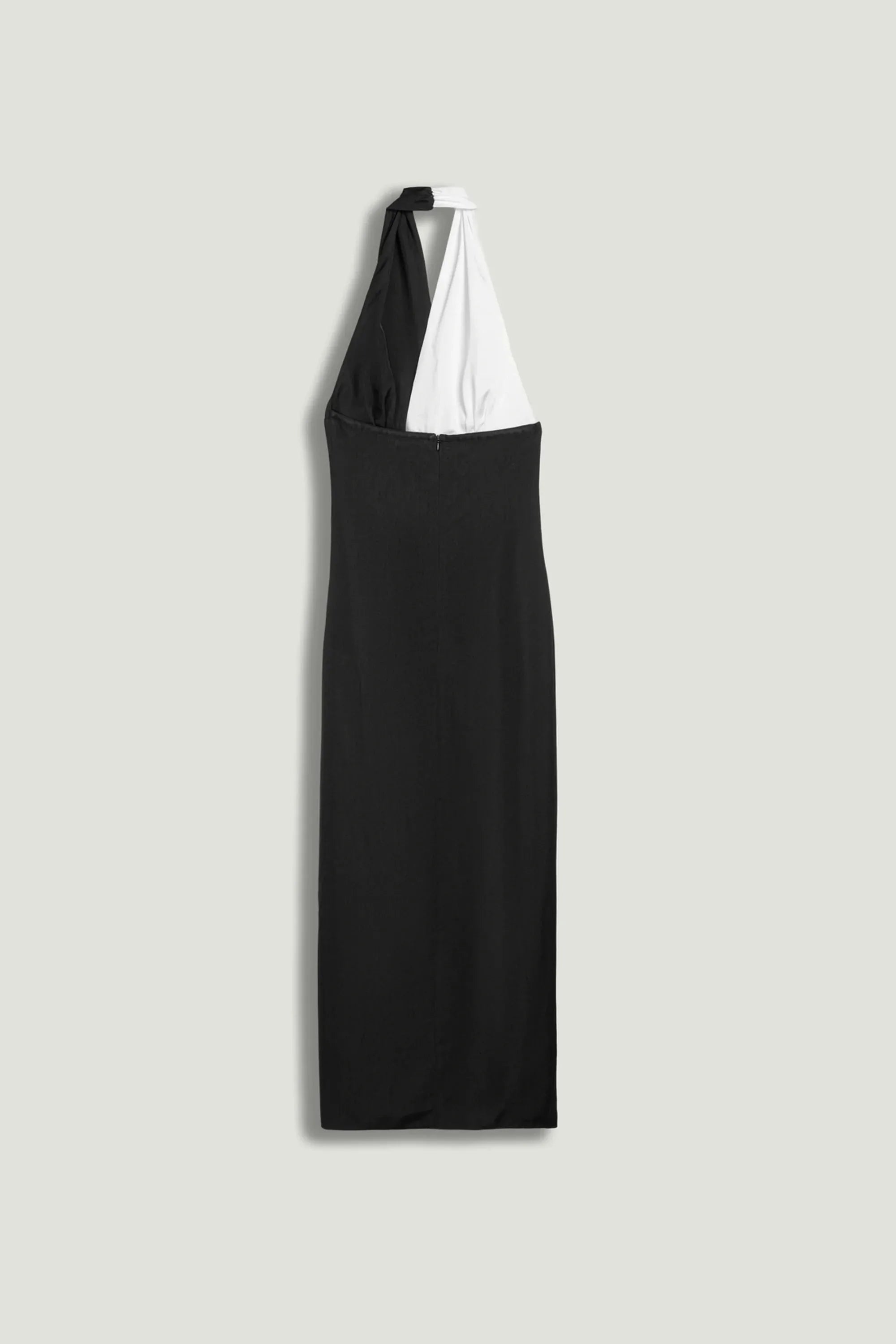 Nocturne Multi-Coloured Women Contrast Draped Halter Maxi Dress SKU: N26YN2807_0007 Image 09