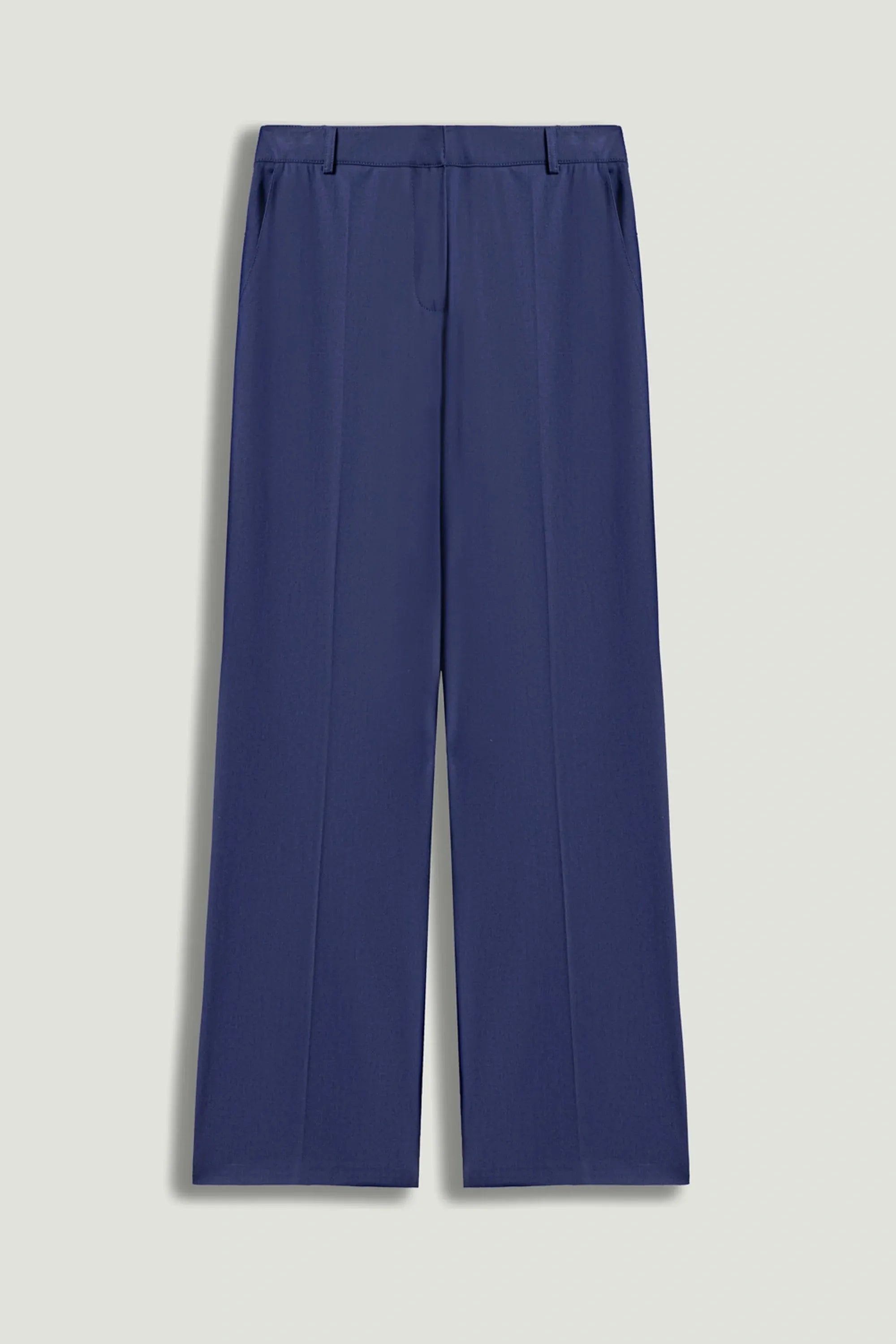 Nocturne Navy Women Tailored Straight-Leg Pants SKU: N26YN3471_0009 Image 01