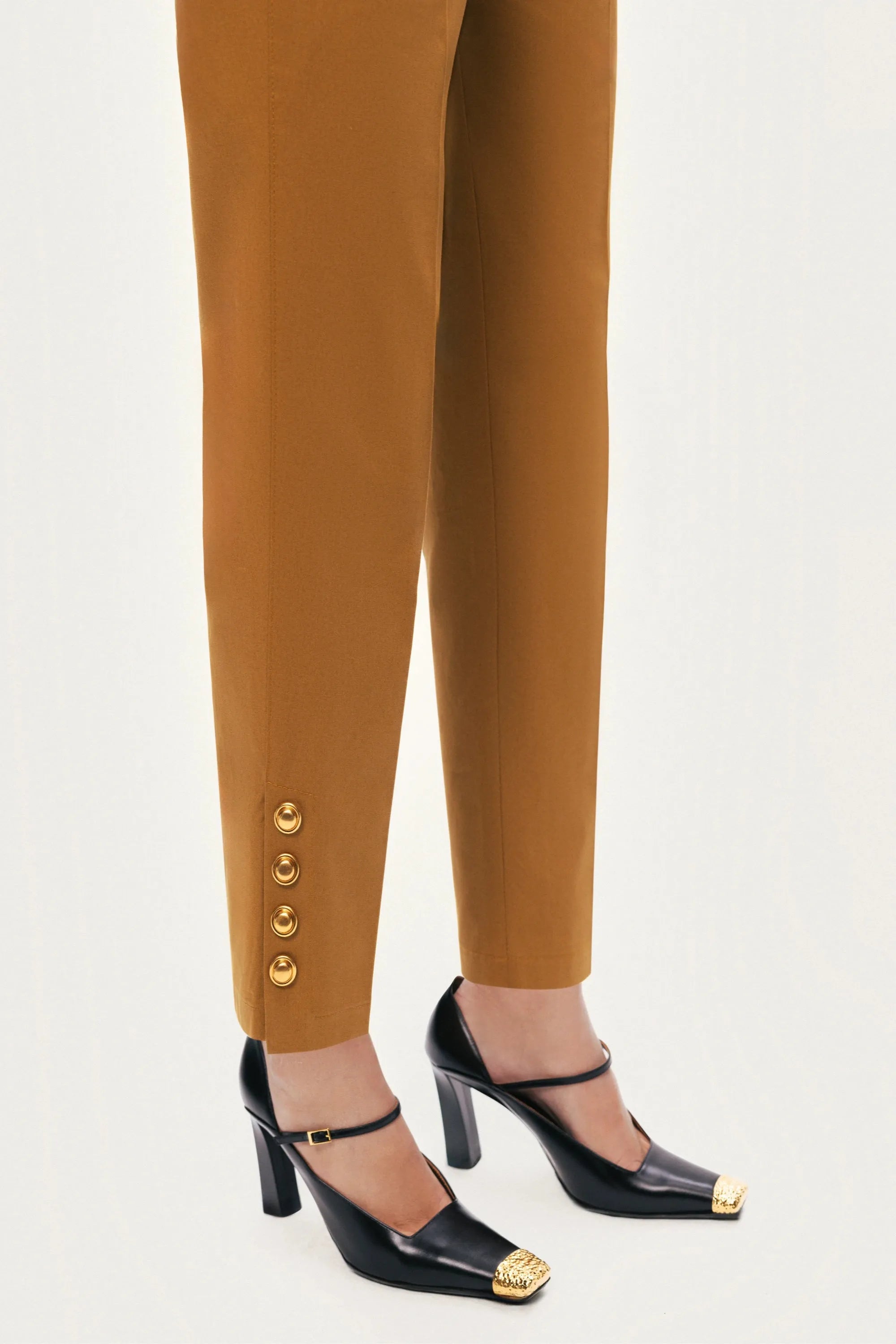 Nocturne Camel Women Tailored Ankle-Length Pants SKU: N26YN3472_0053 Image 08