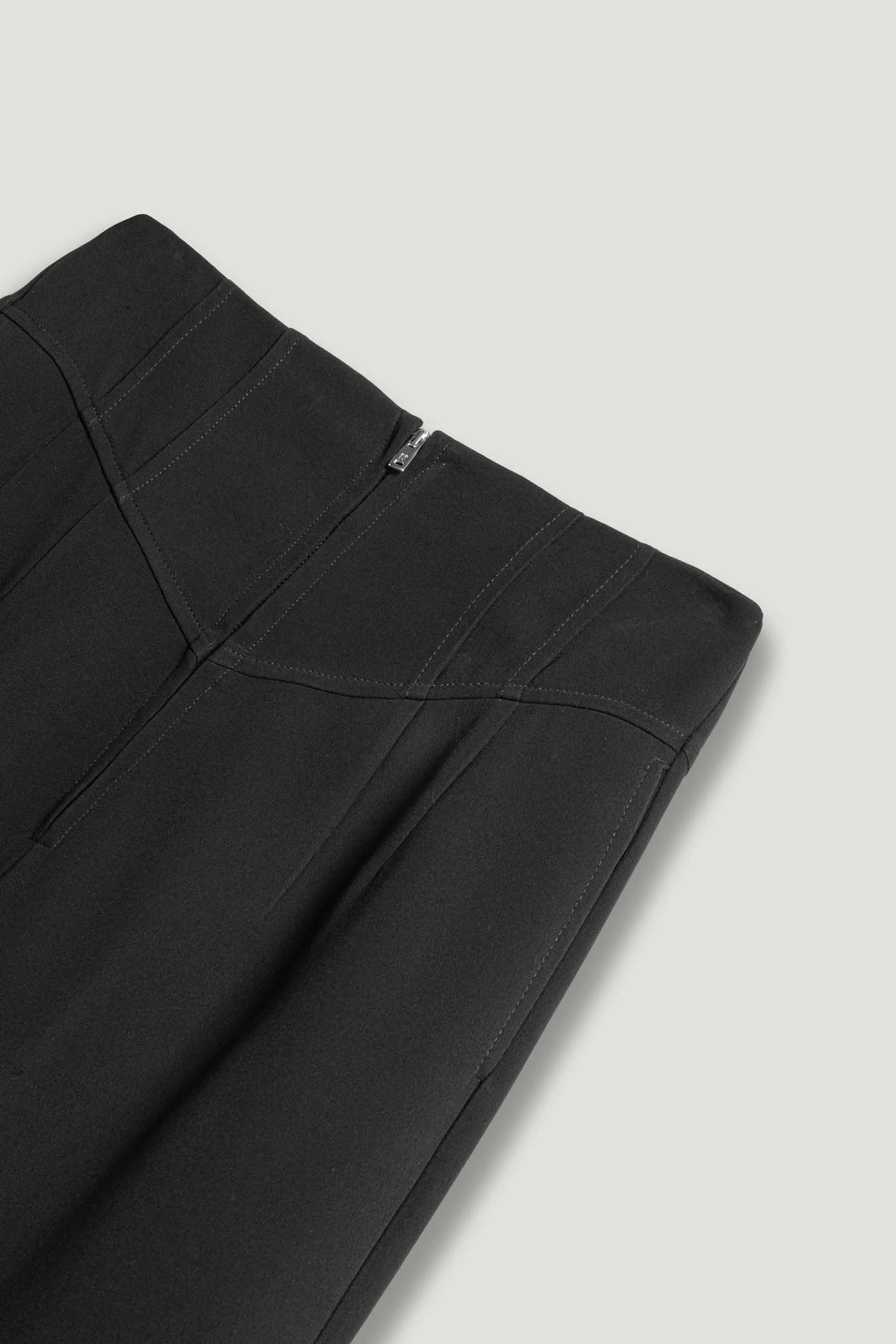 Nocturne Black Women High-Waist Wide-Leg Pants SKU: N26YN3480_0002 Image 07