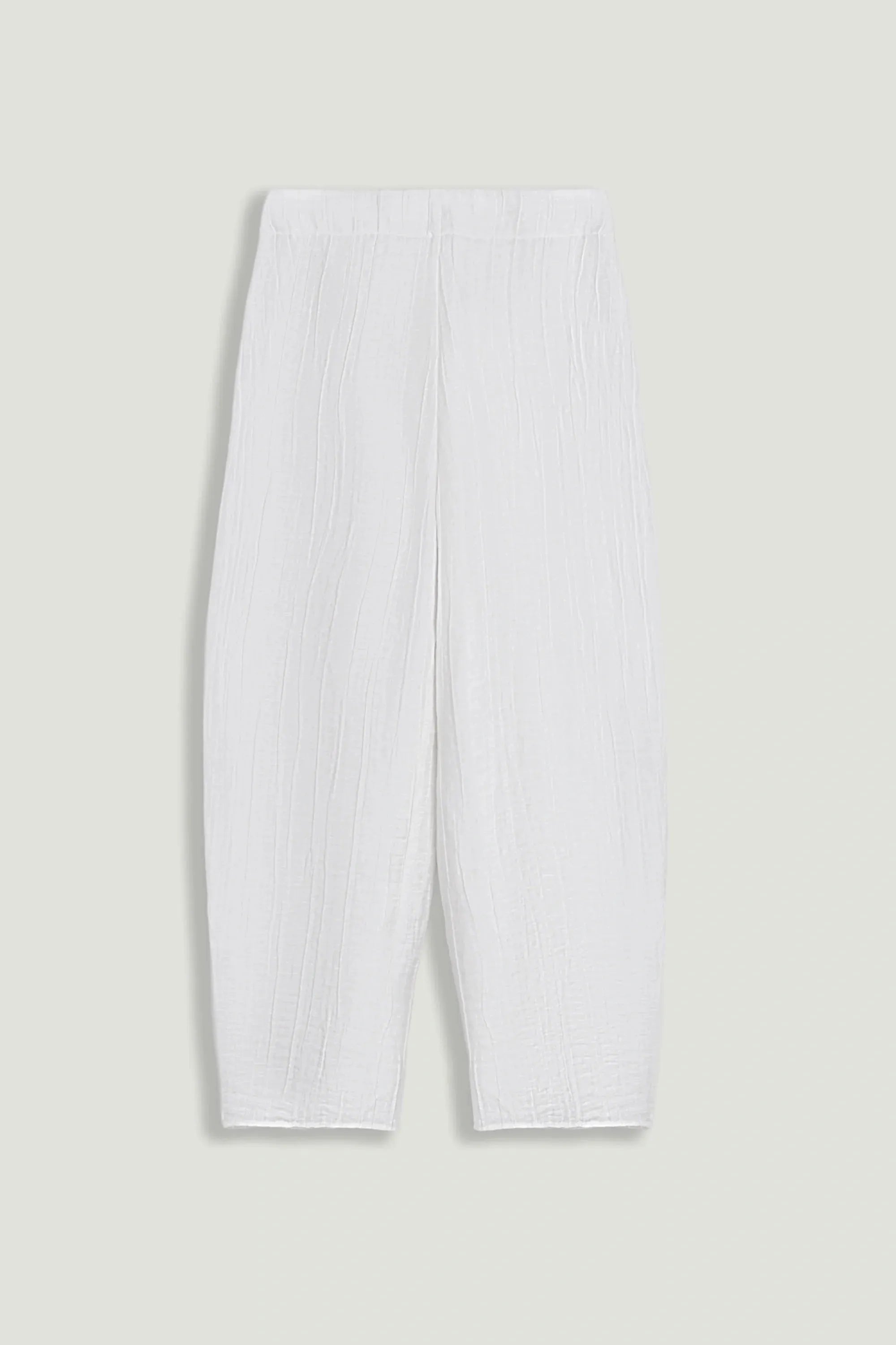 Nocturne White Women Relaxed Linen Pants SKU: N26YN3485_0001 Image 01