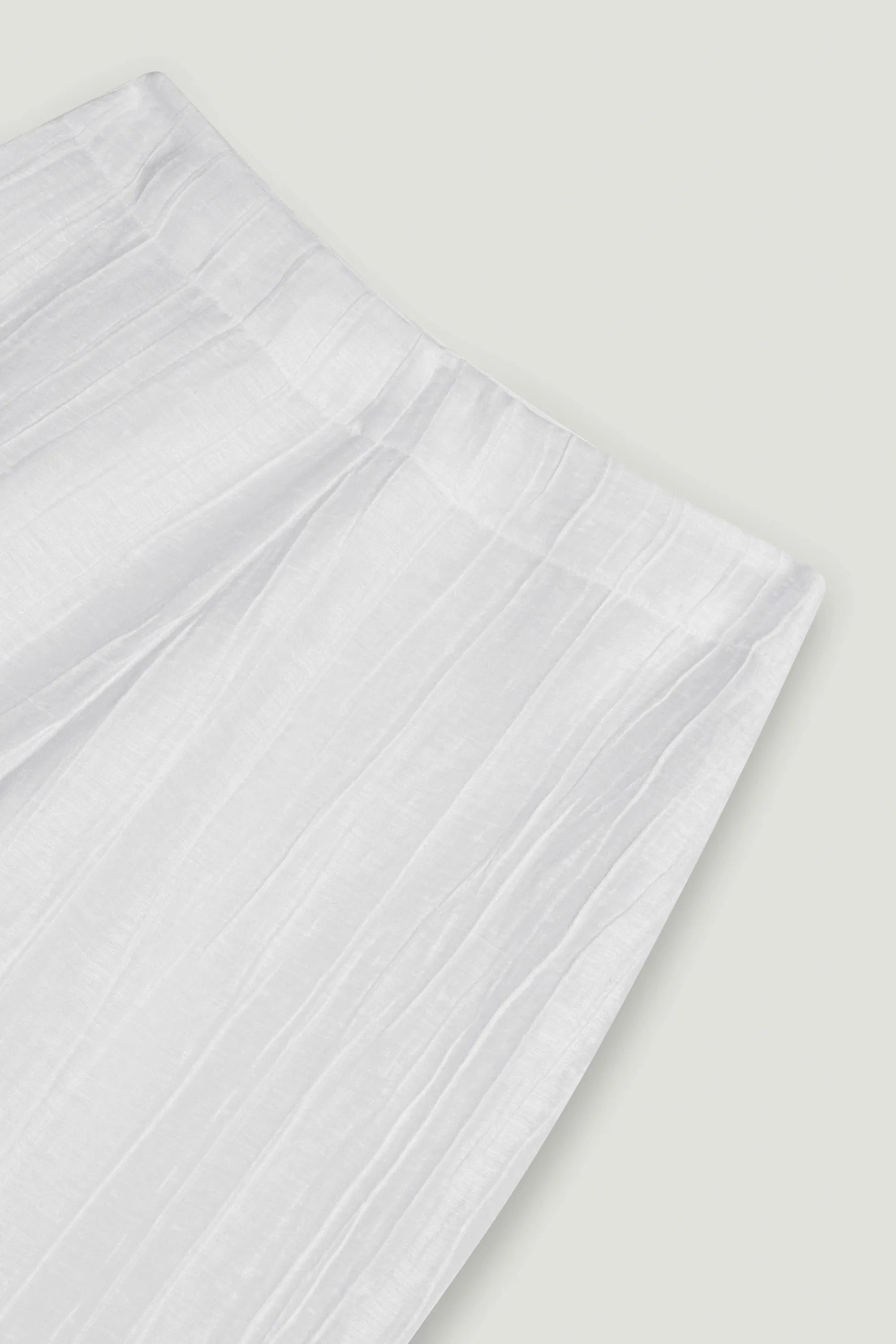 Nocturne White Women Relaxed Linen Pants SKU: N26YN3485_0001 Image 09