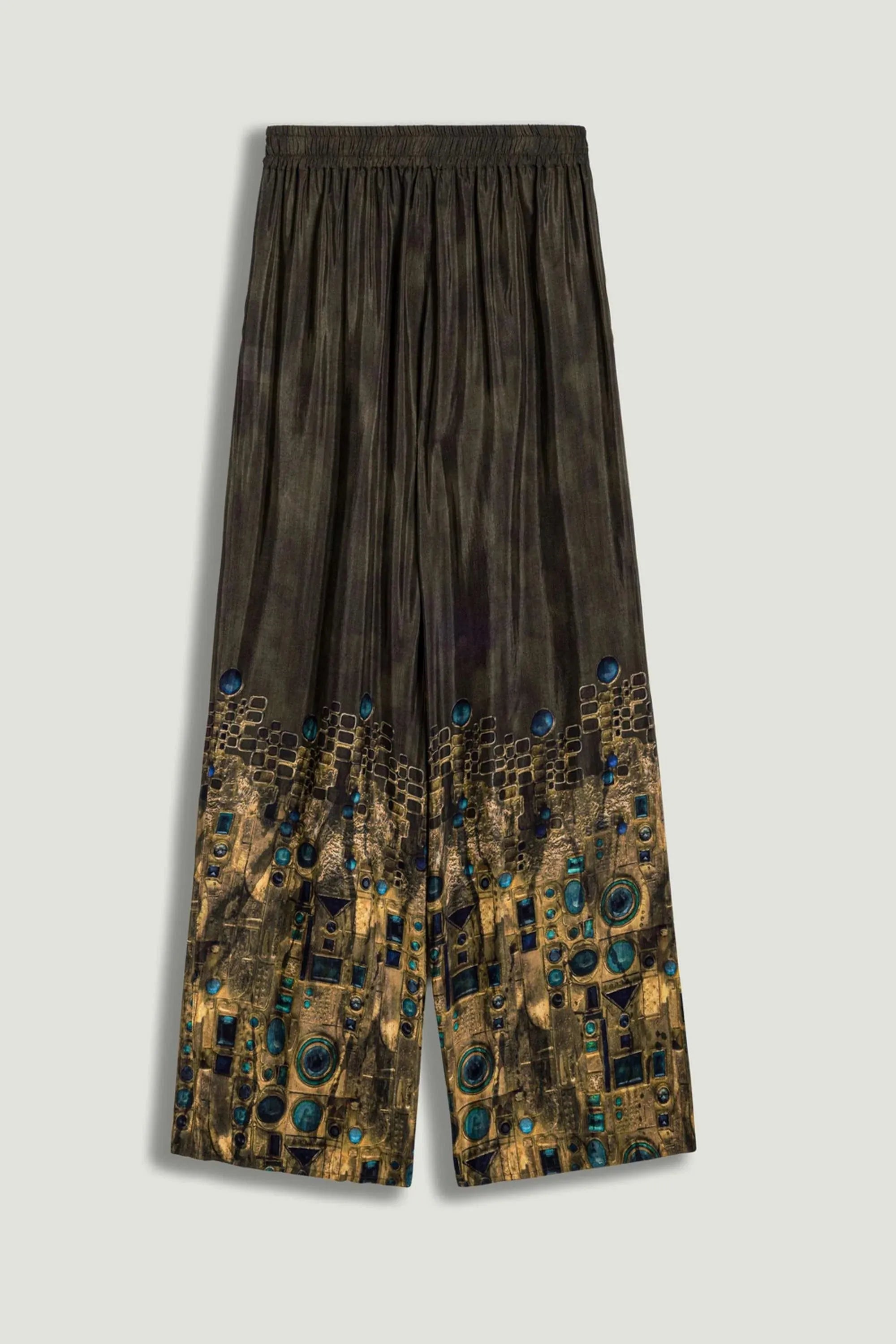 Nocturne Multi-Coloured Women Printed Straight-Leg Pants SKU: N26YN3493_0007 Image 11