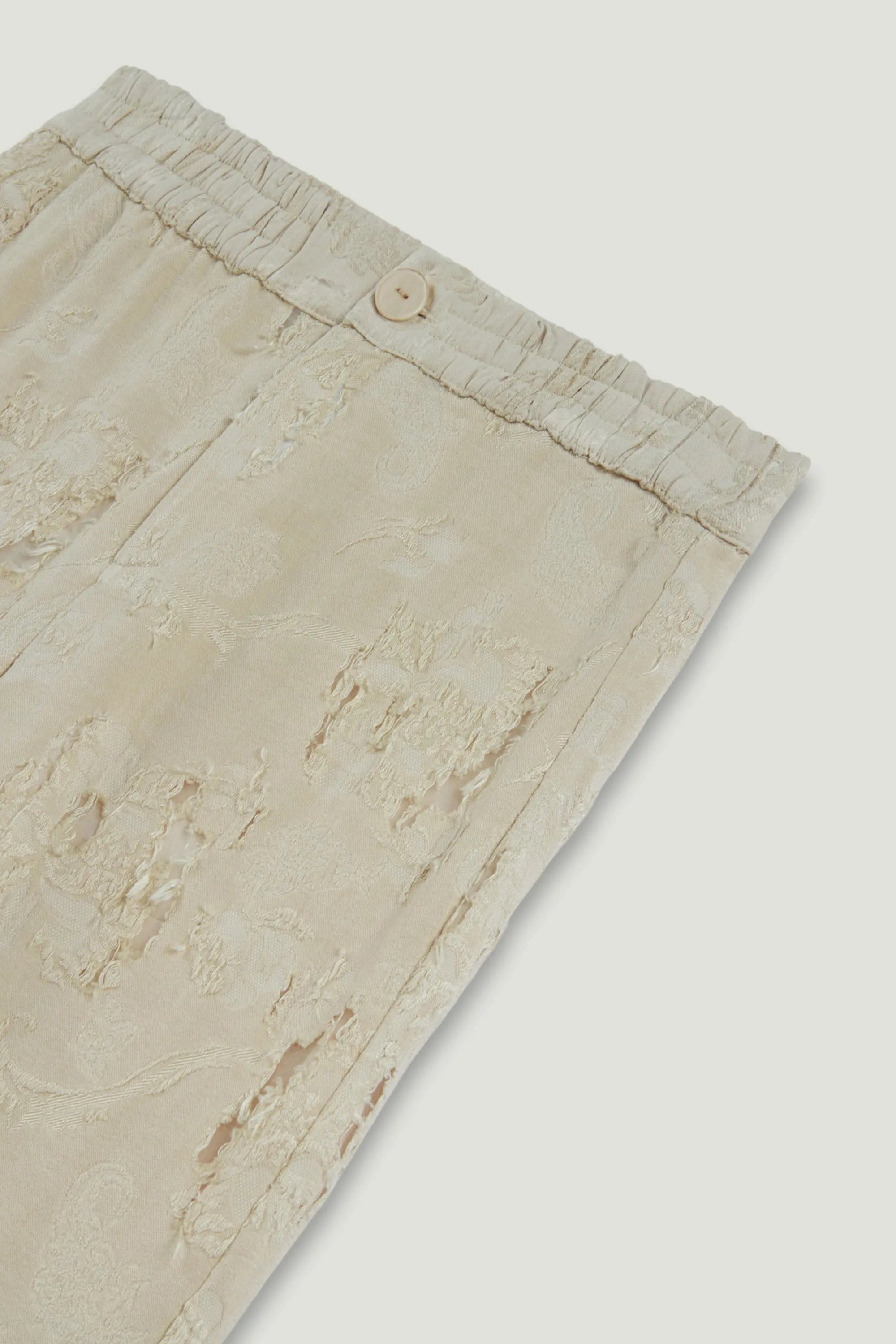 Nocturne Off-White Women Jacquard Wide-Leg Trousers SKU: N26YN3504_0014 Image 08