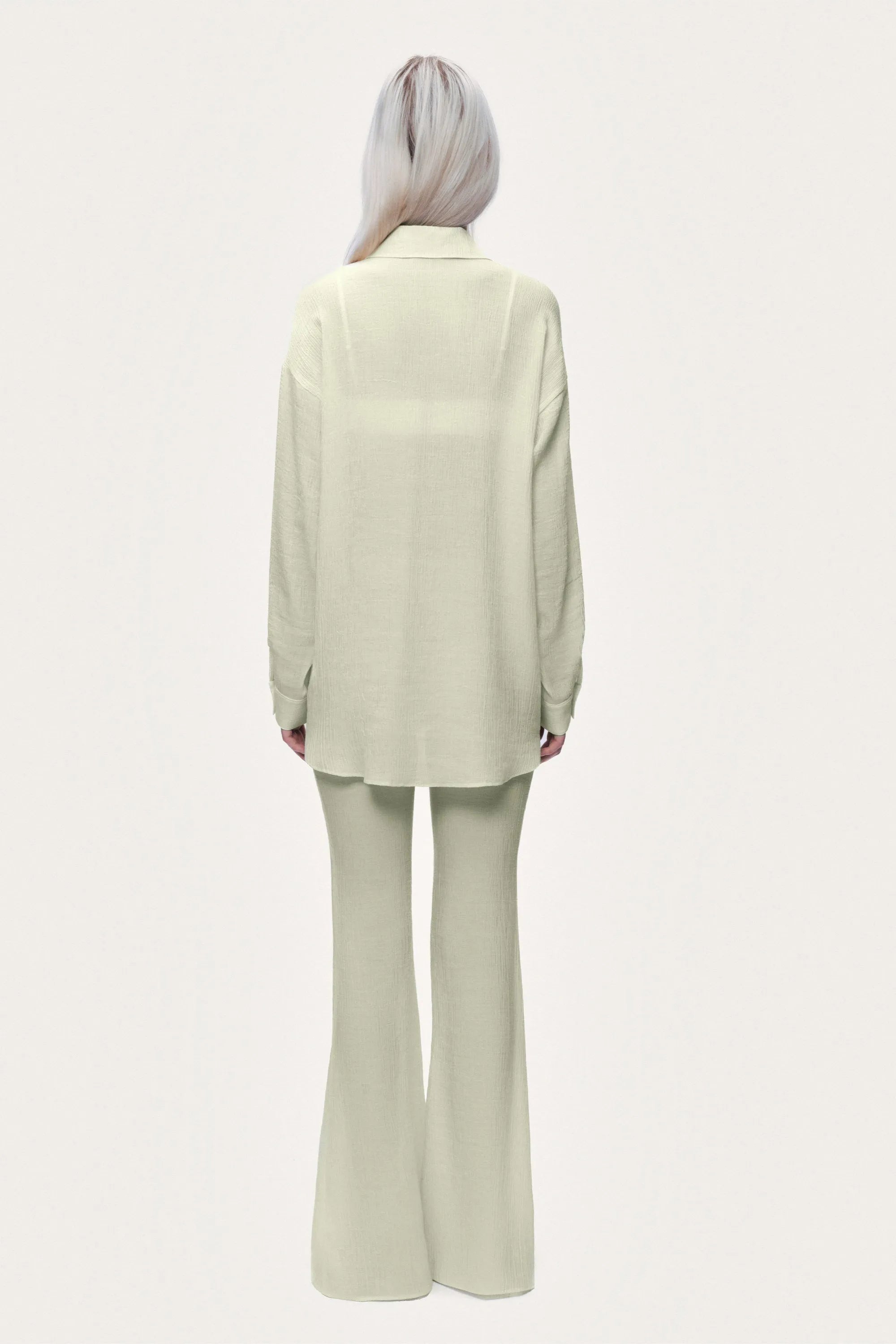 Nocturne Multi-Coloured Women High-Waist Flare Trousers SKU: N26YN3511_0120 Image 08