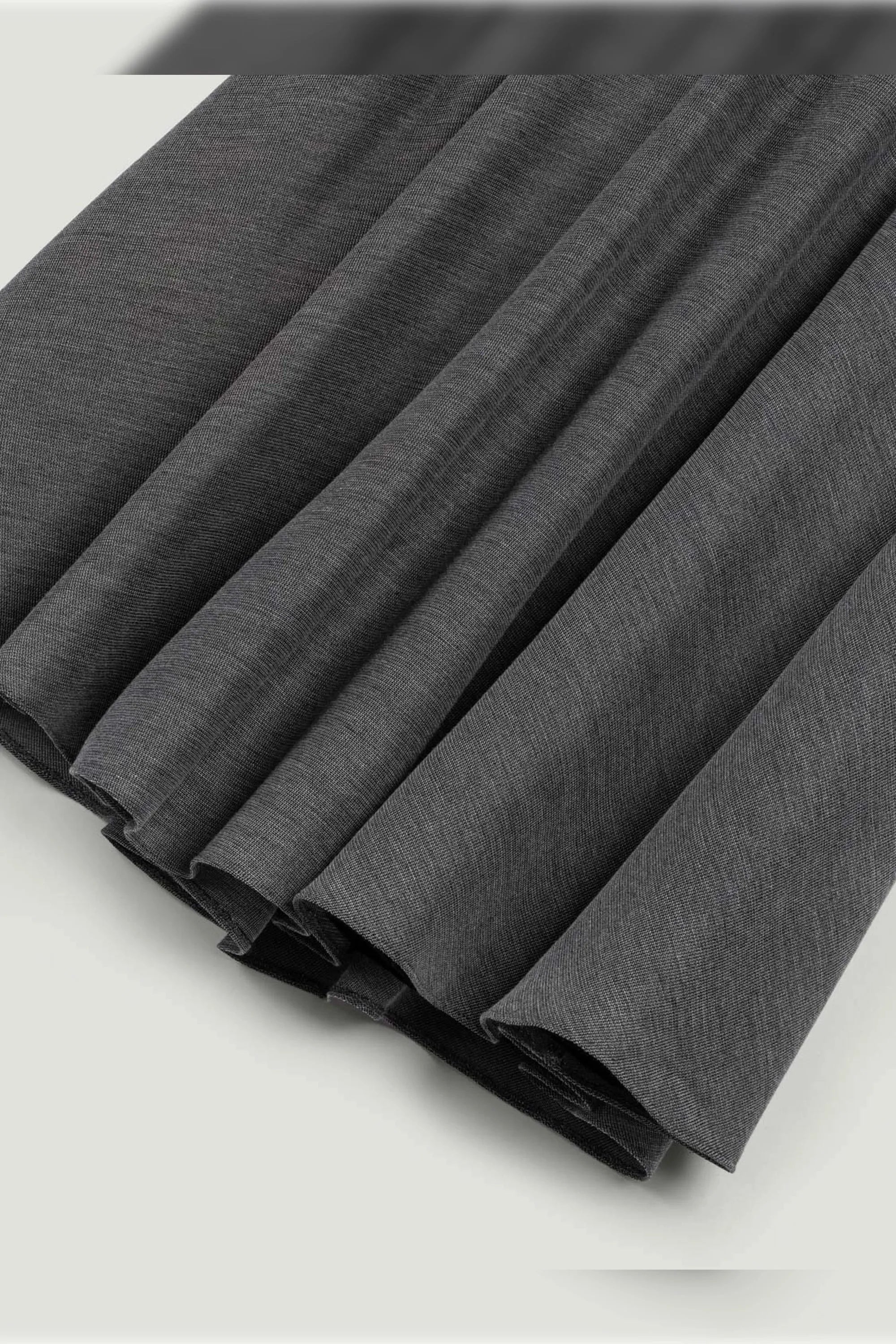 Nocturne Grey Women Flowing Midi Skirt SKU: N26YN4266_0008 Image 08