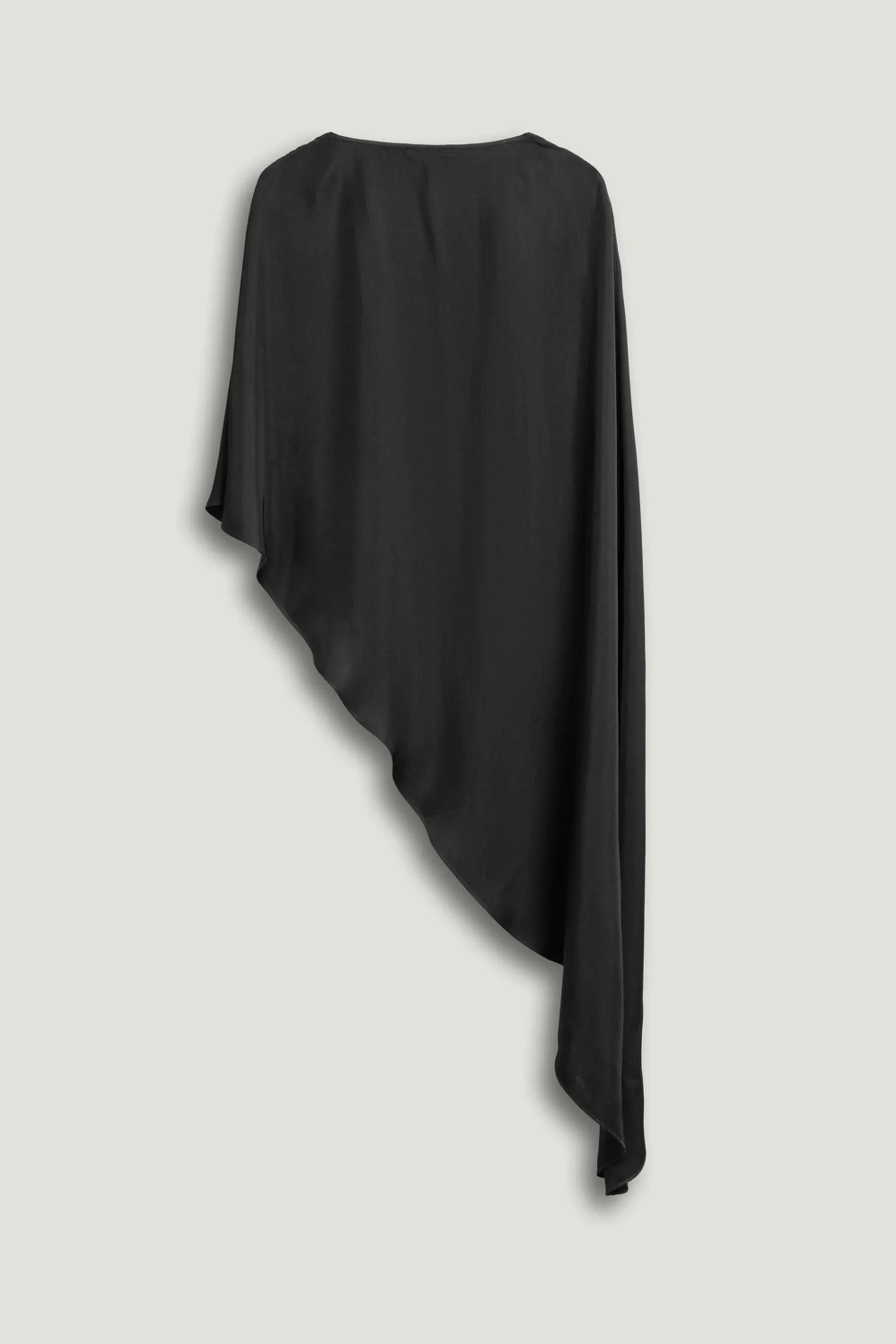 Nocturne Black Women Black Draped Cape Blouse SKU: N26YN6231_0002 Image 09