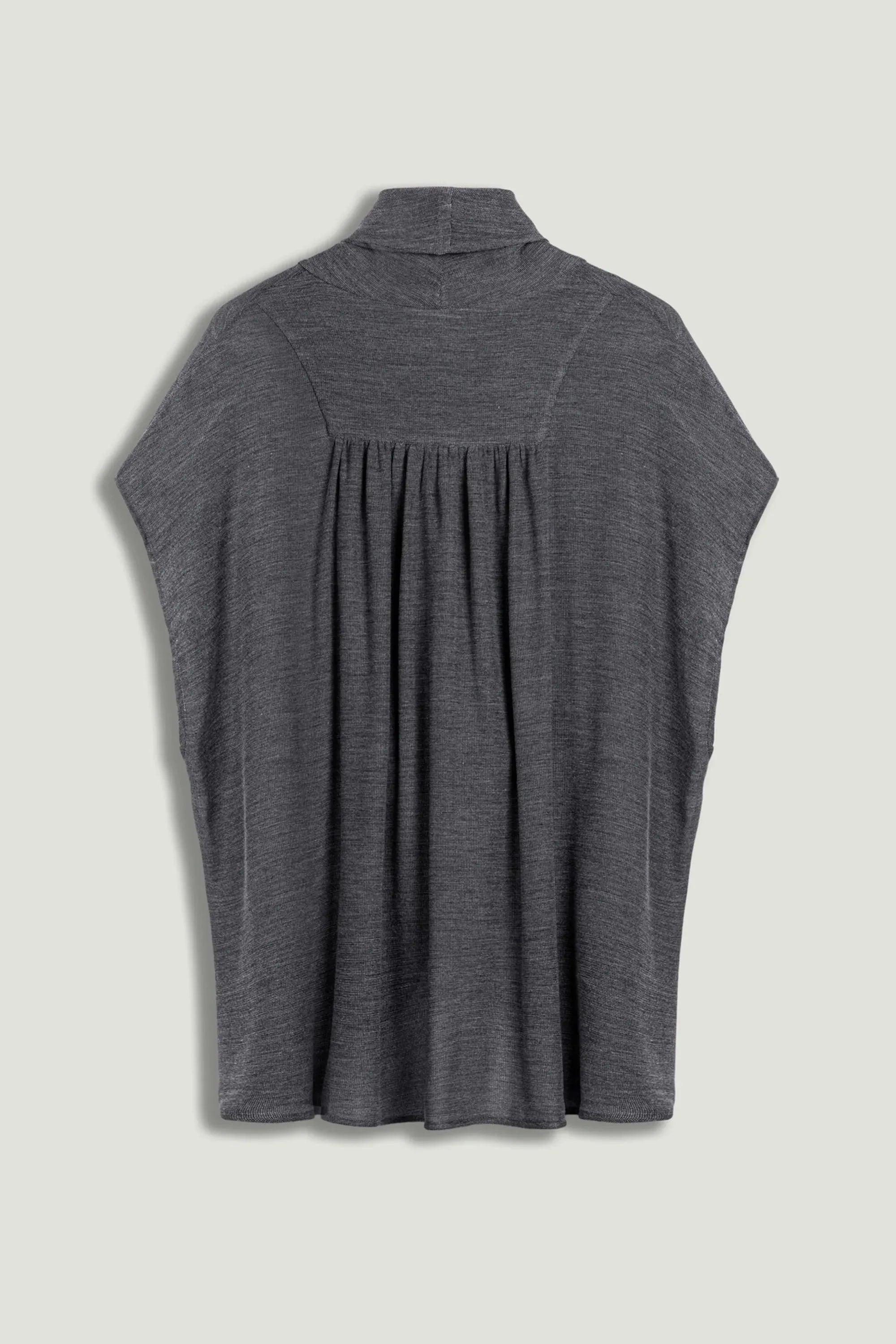 Nocturne Grey Women Draped Wrap Blouse SKU: N26YN6238_0008 Image 07