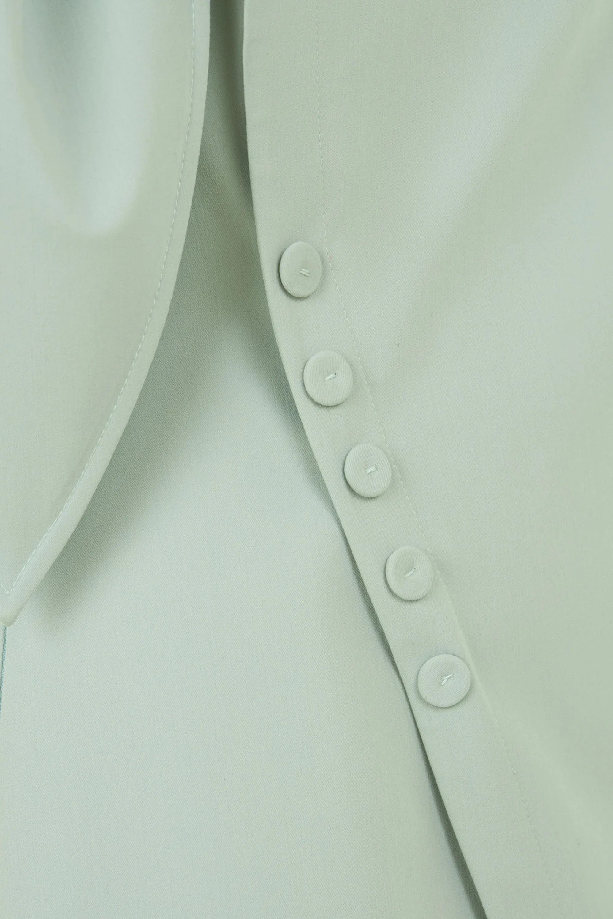 Nocturne Mint Green Women Detailed Shoulder Tie Blouse SKU: N26YN6249_0037 Image 08