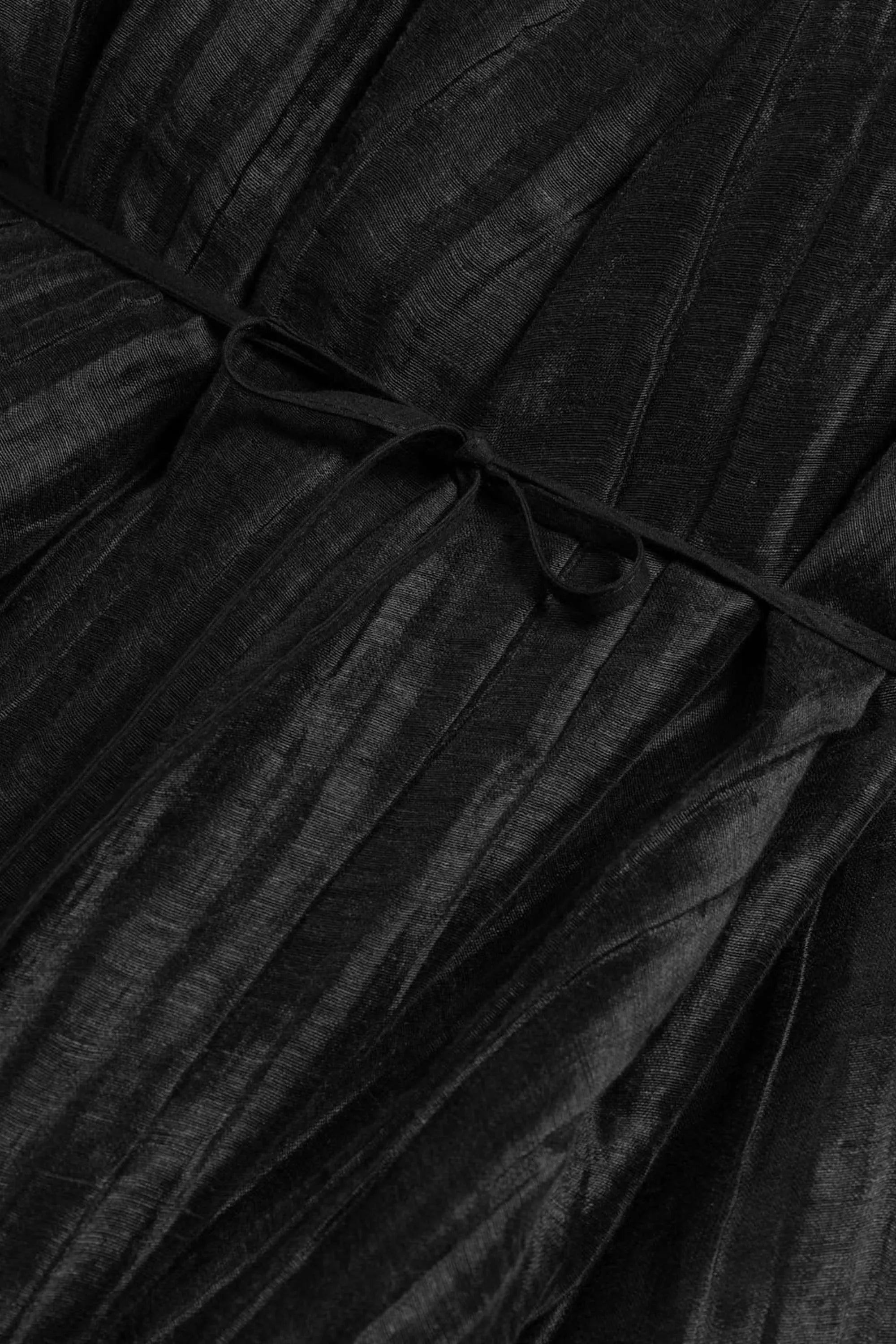 Nocturne Black Women Belted Vest SKU: N26YN7084_0002 Image 10