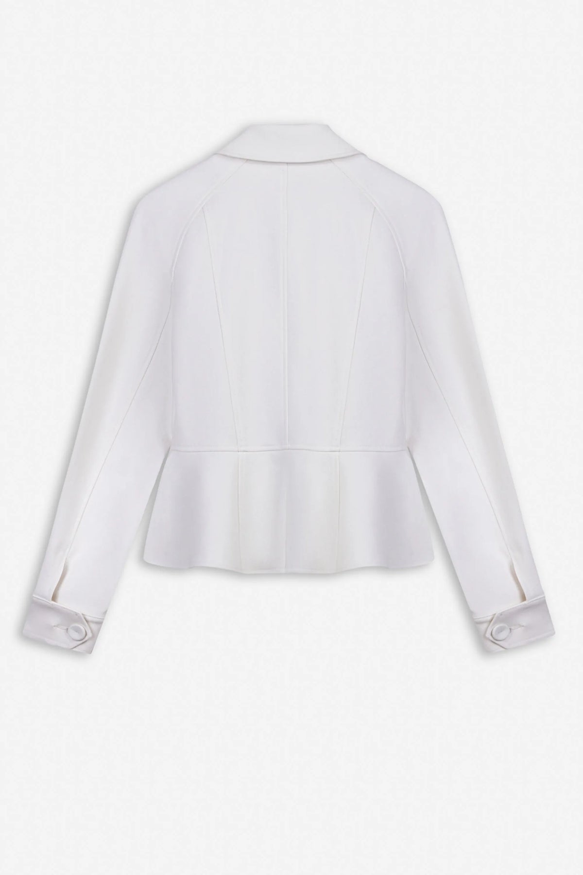Nocturne White Women Double Breasted Epaulette Jacket SKU: N27KN5388_0001 Image 05