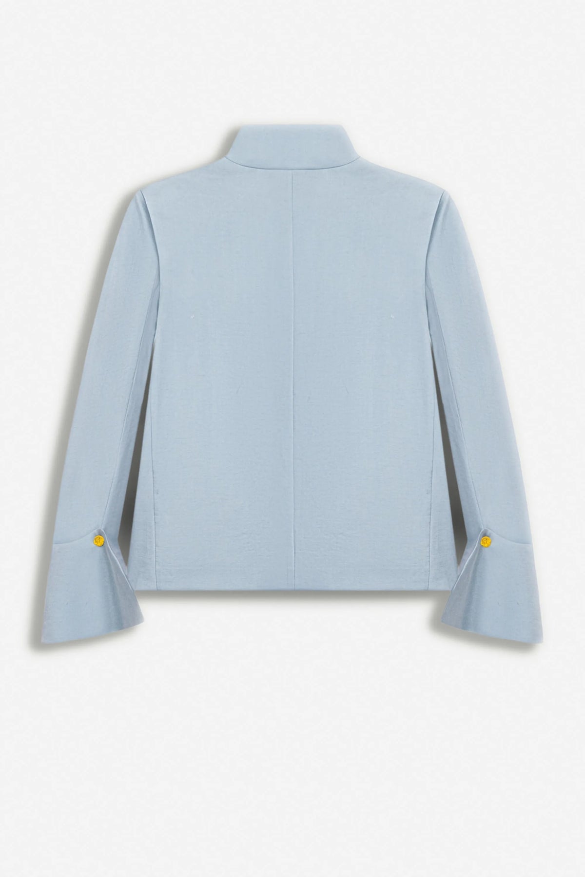 Nocturne Blue Women Embroidery Detail Stand Collar Jacket SKU: N27KN5399_0011 Image 06