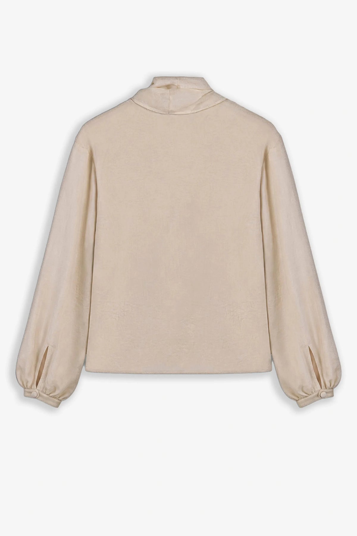 Nocturne Off-White Women Shawl Collar Blouse SKU: N27KN6273_0014 Image 06