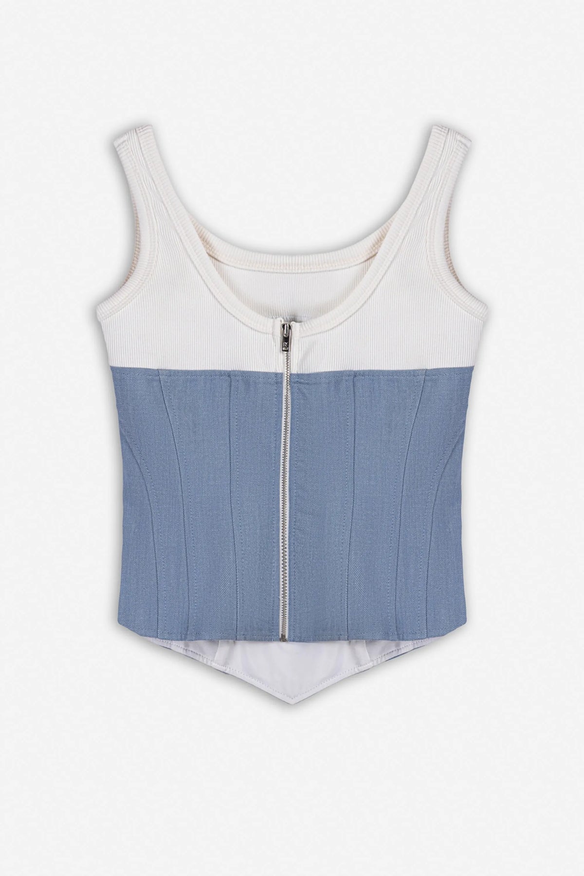 Nocturne Blue Women Corset Detail Blouse SKU: N27KN6274_0011 Image 06