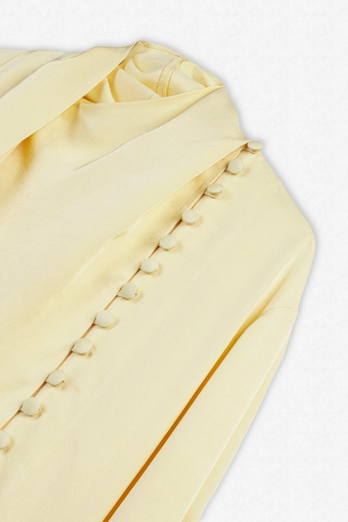 Nocturne Mustard Women Shawl Collar Blouse SKU: N27KN6276_0029 Image 07