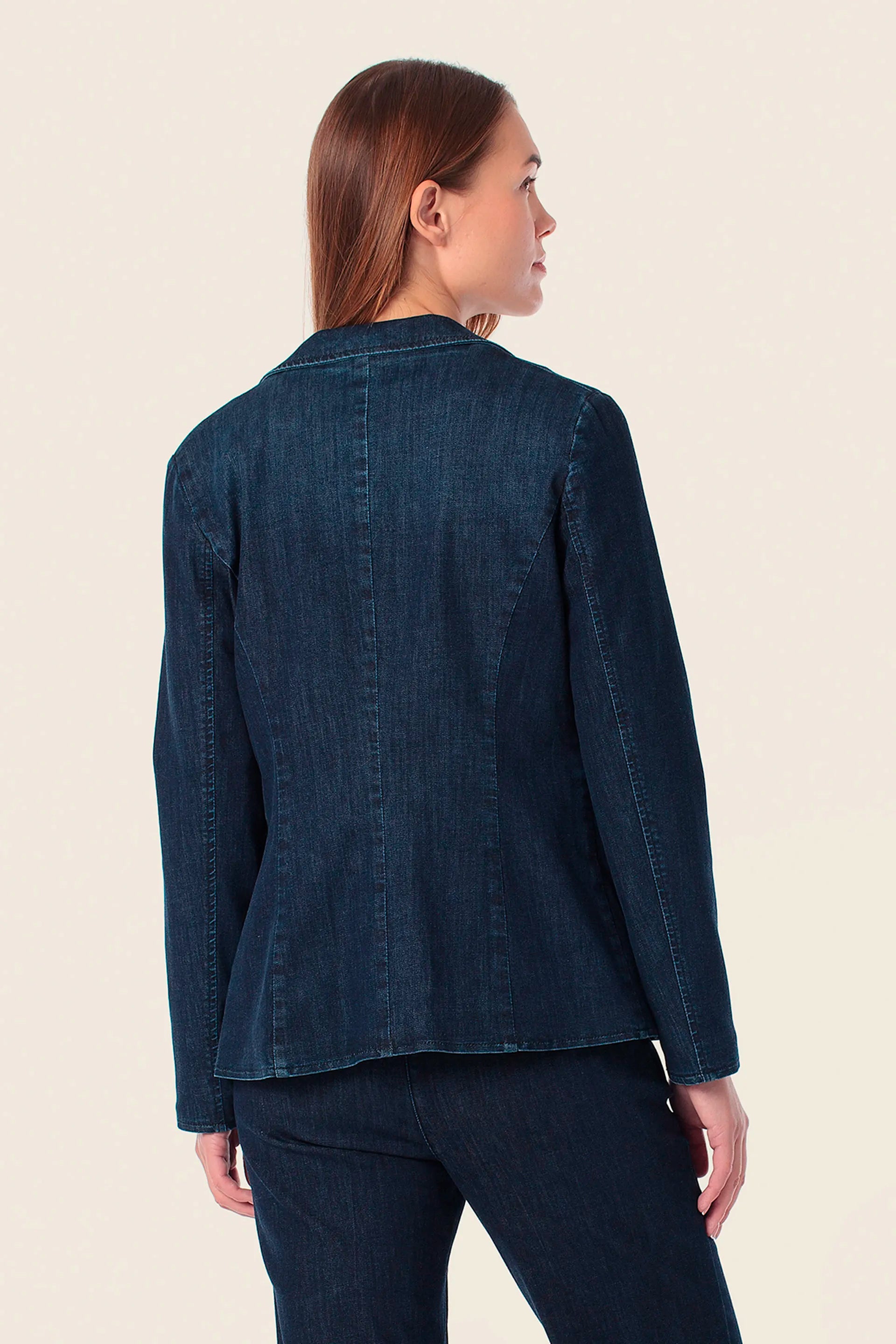 Gerry Weber Blue Dark Denim 0 Navy Blue Blazer SKU: N60152_397 Image 02