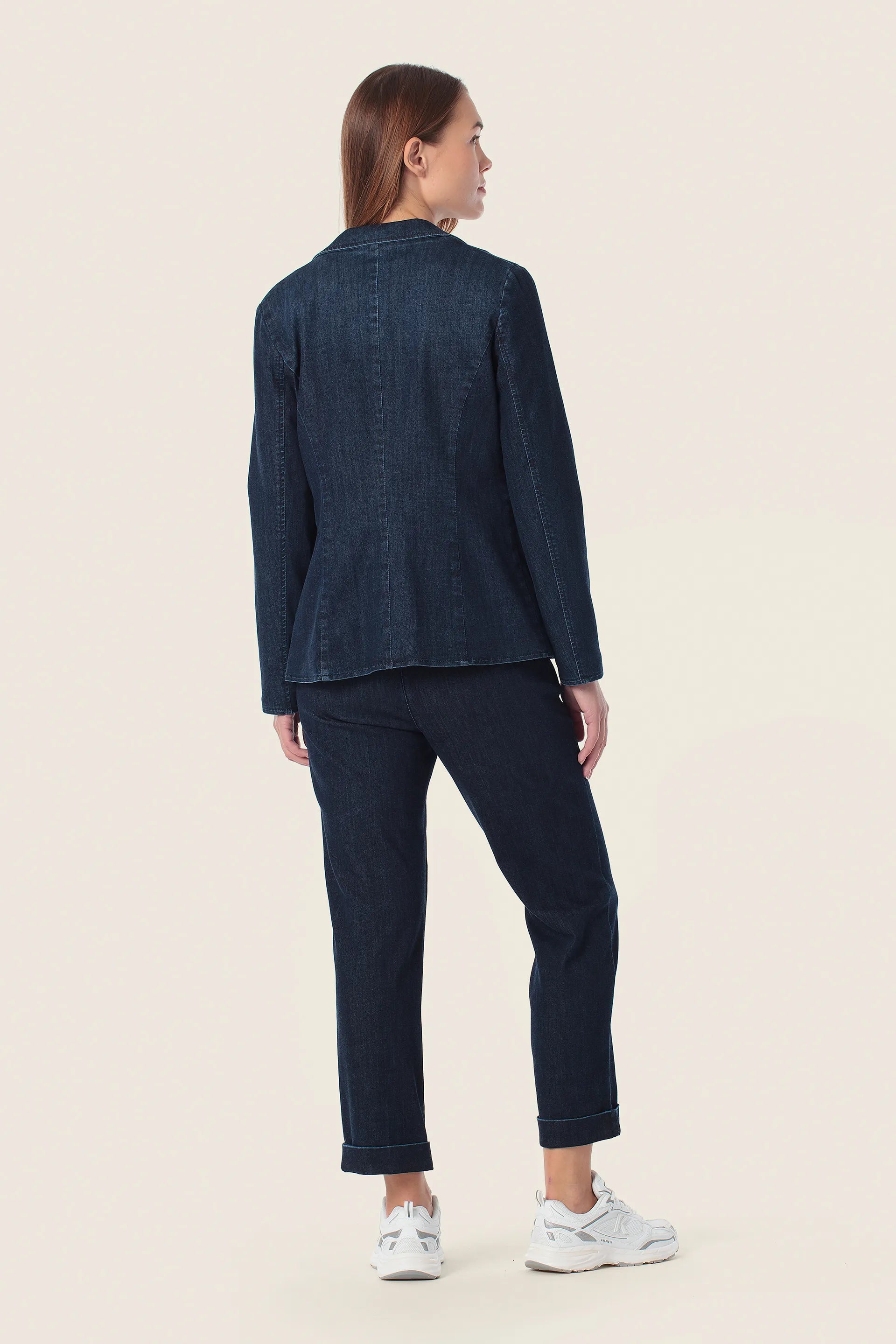 Gerry Weber Blue Dark Denim 0 Navy Blue Blazer SKU: N60152_397 Image 04