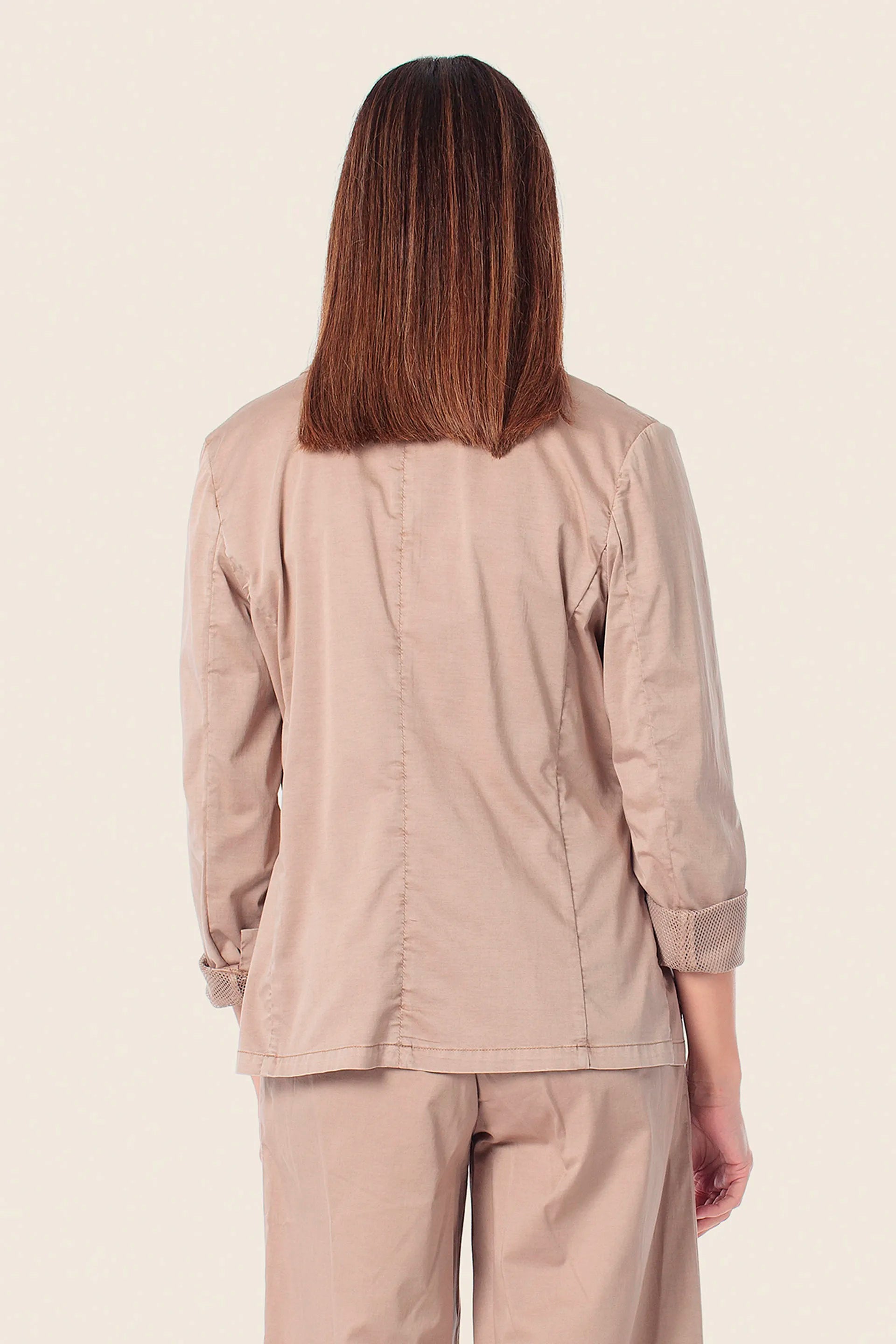 Gerry Weber Beige Camel 0 Beige Blazer With Pockets SKU: N60163_144 Image 02