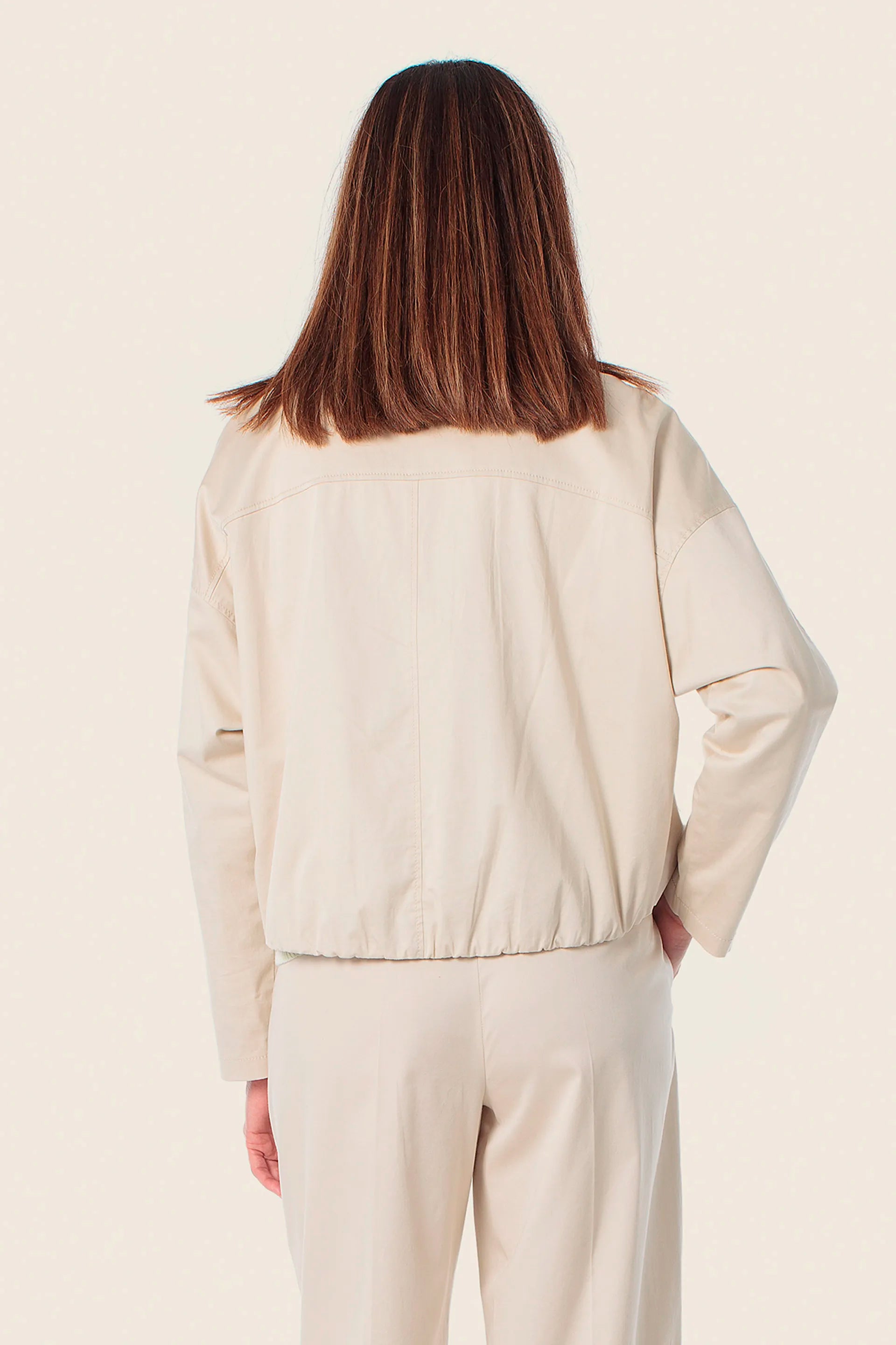 Gerry Weber Beige Sand 0 Sporty Style Jacket SKU: N60170_129 Image 02