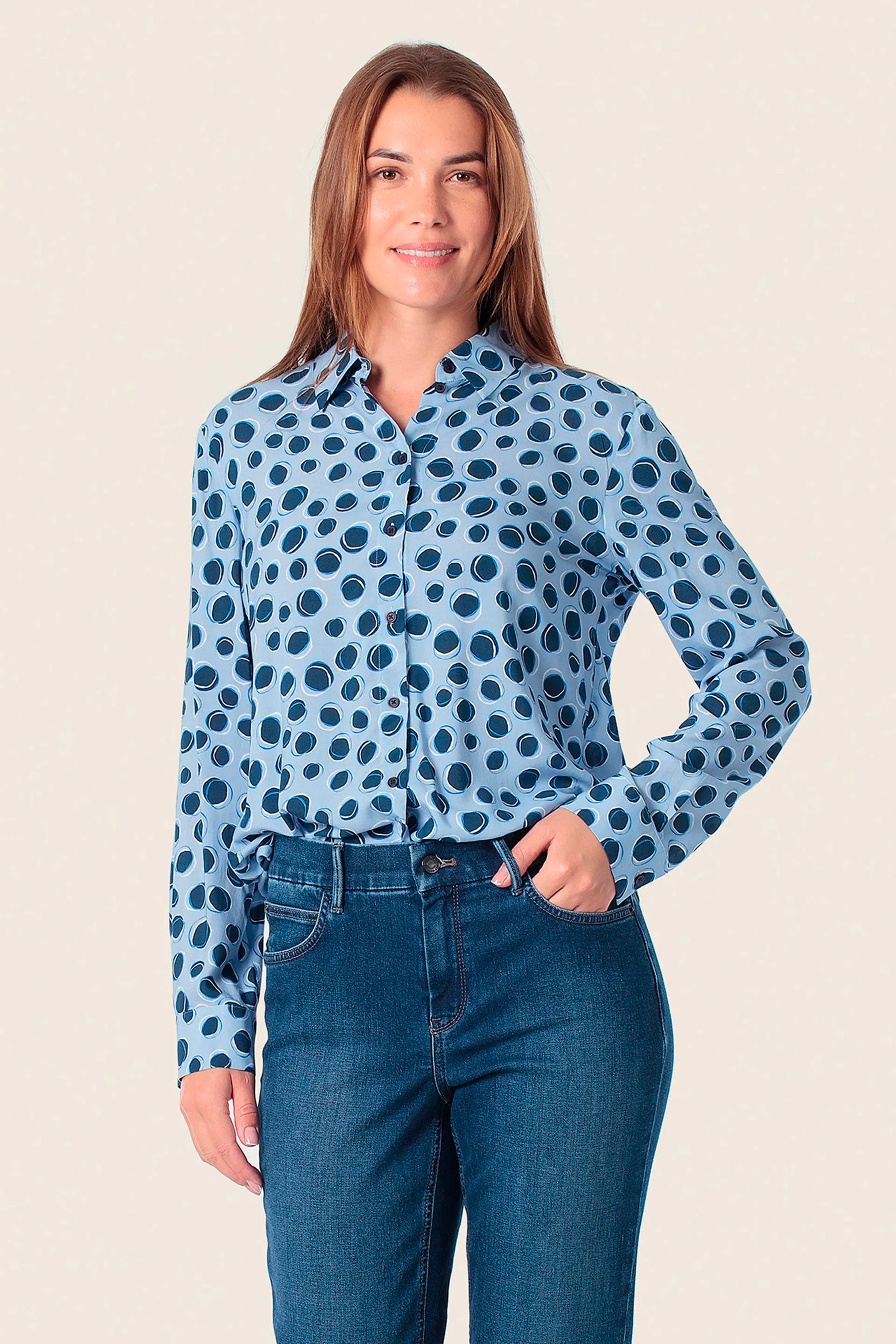 Gerry Weber 0 0 Printed Blouse SKU: N60450_340 Image 01