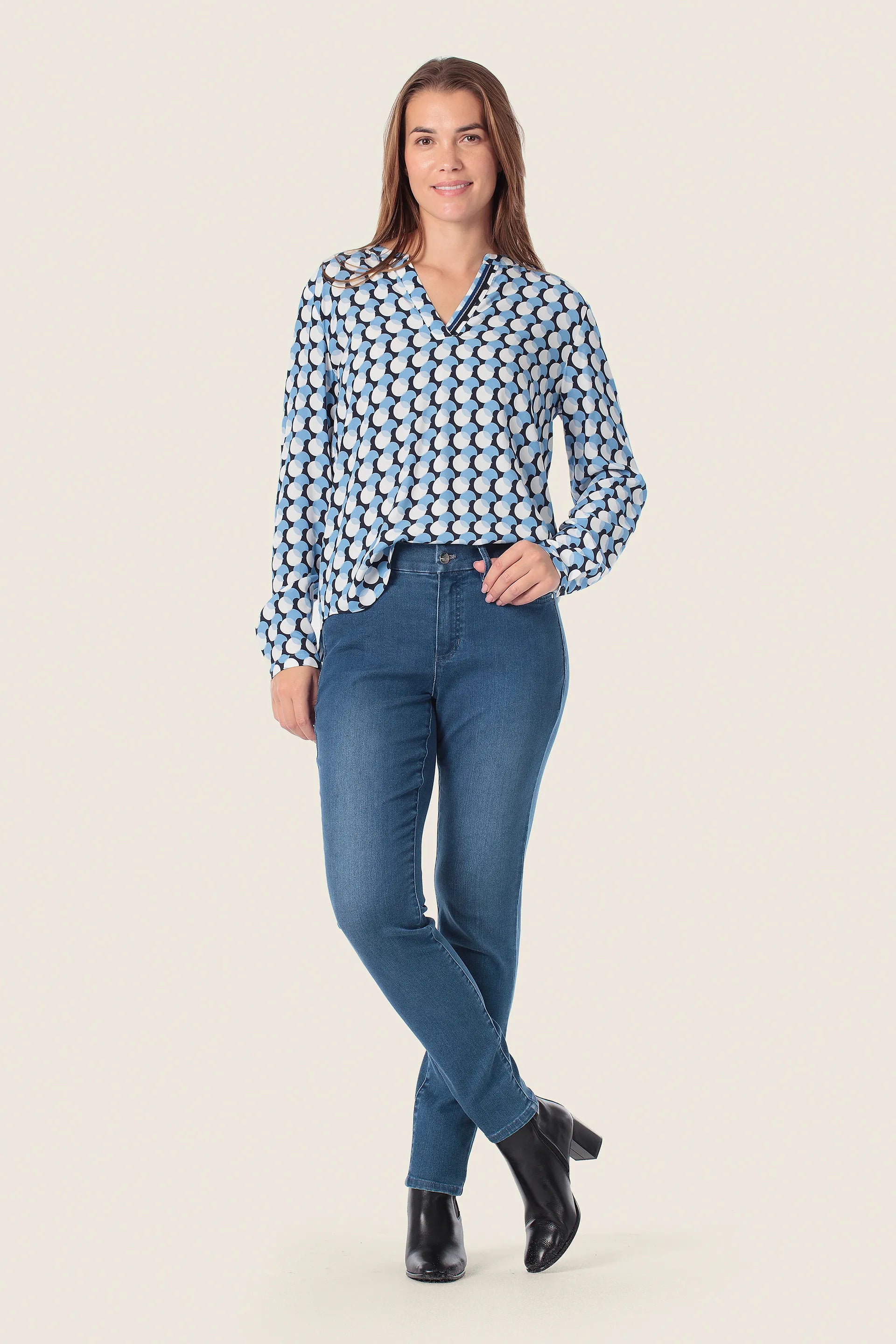 Gerry Weber 0 0 Printed Blouse SKU: N61001_274 Image 03