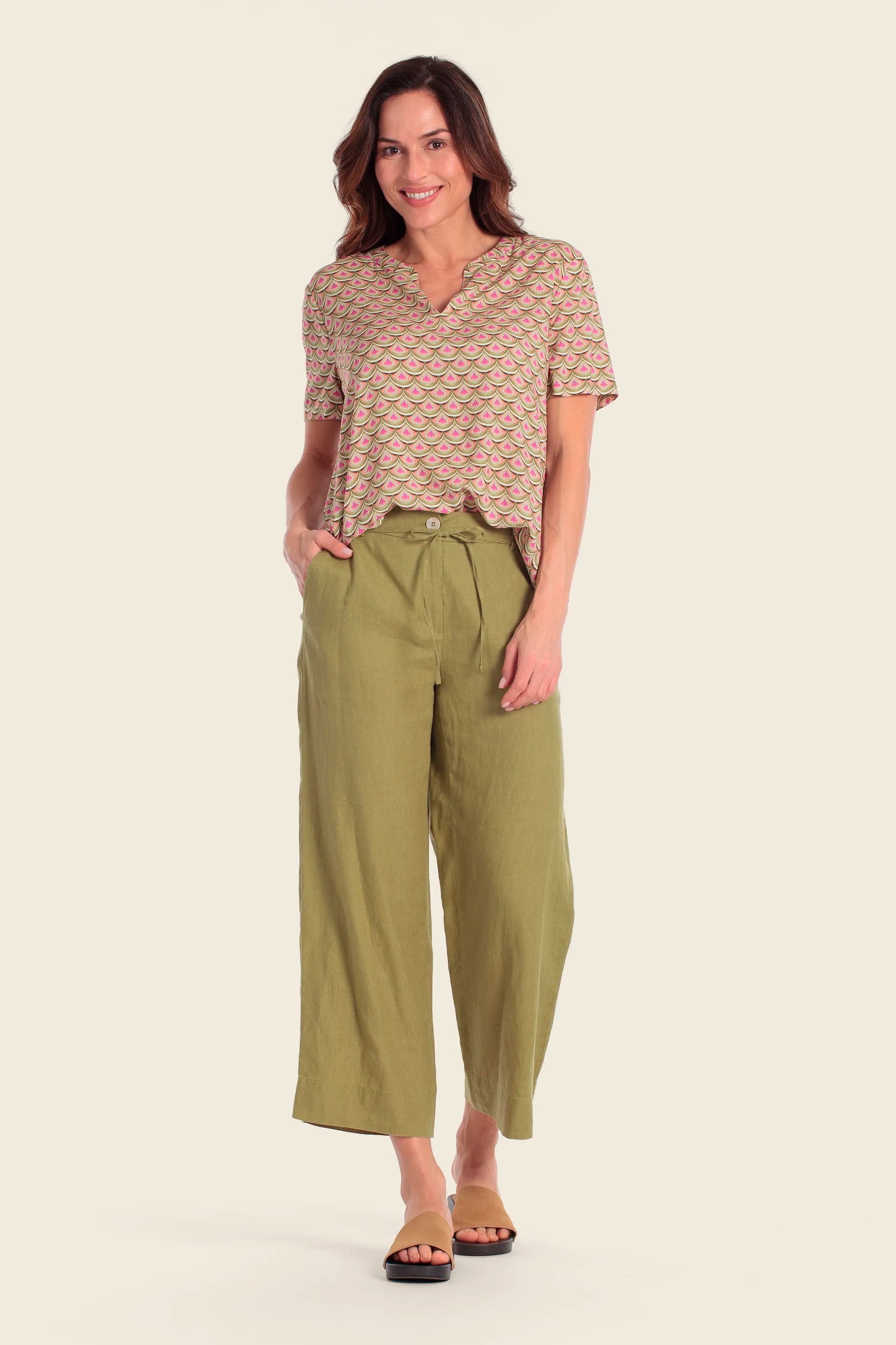 Gerry Weber Ornament Print 0 Printed Blouse SKU: N61033_619 Image 03