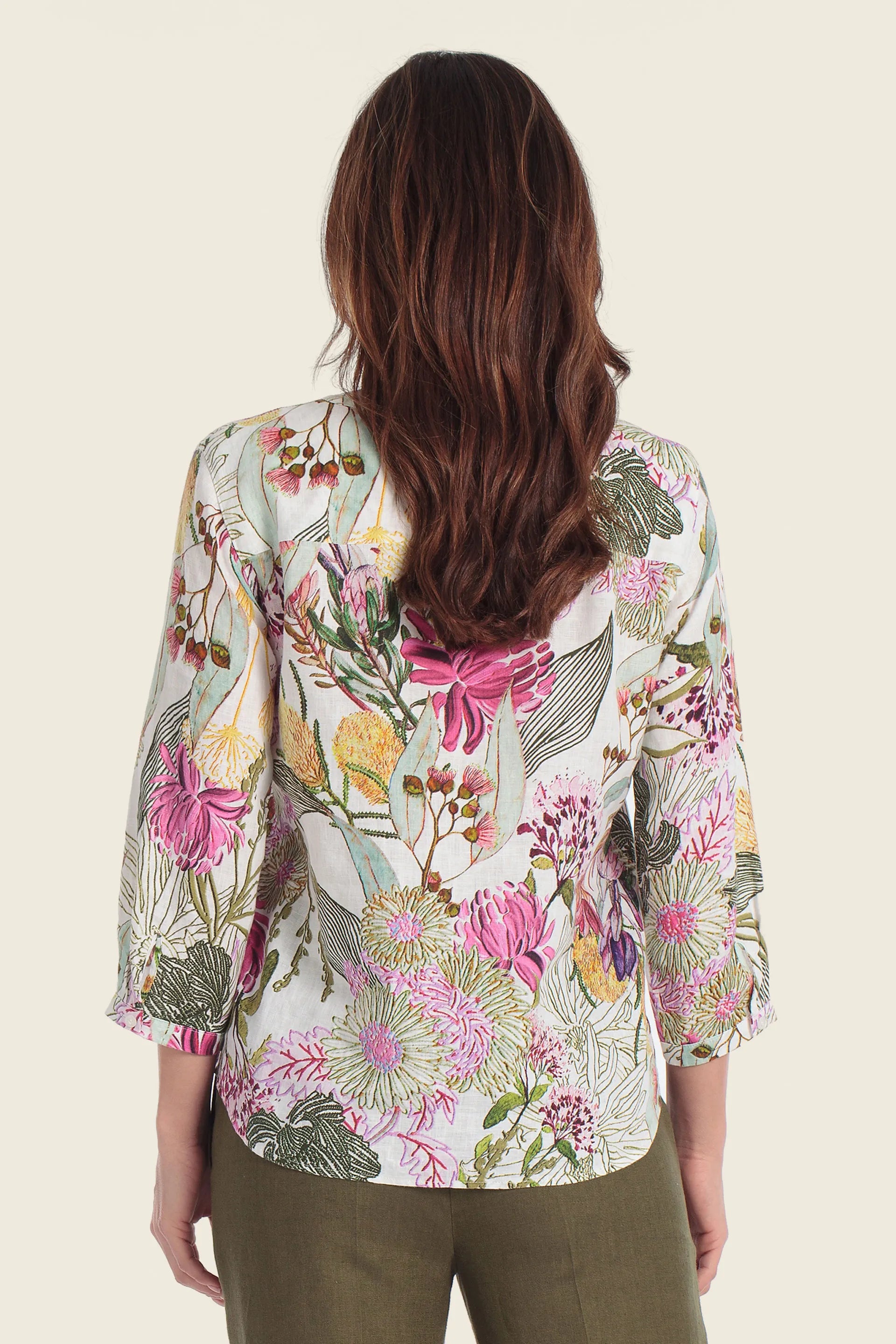 Gerry Weber Flower Print 0 Printed Blouse SKU: N61040_667 Image 02