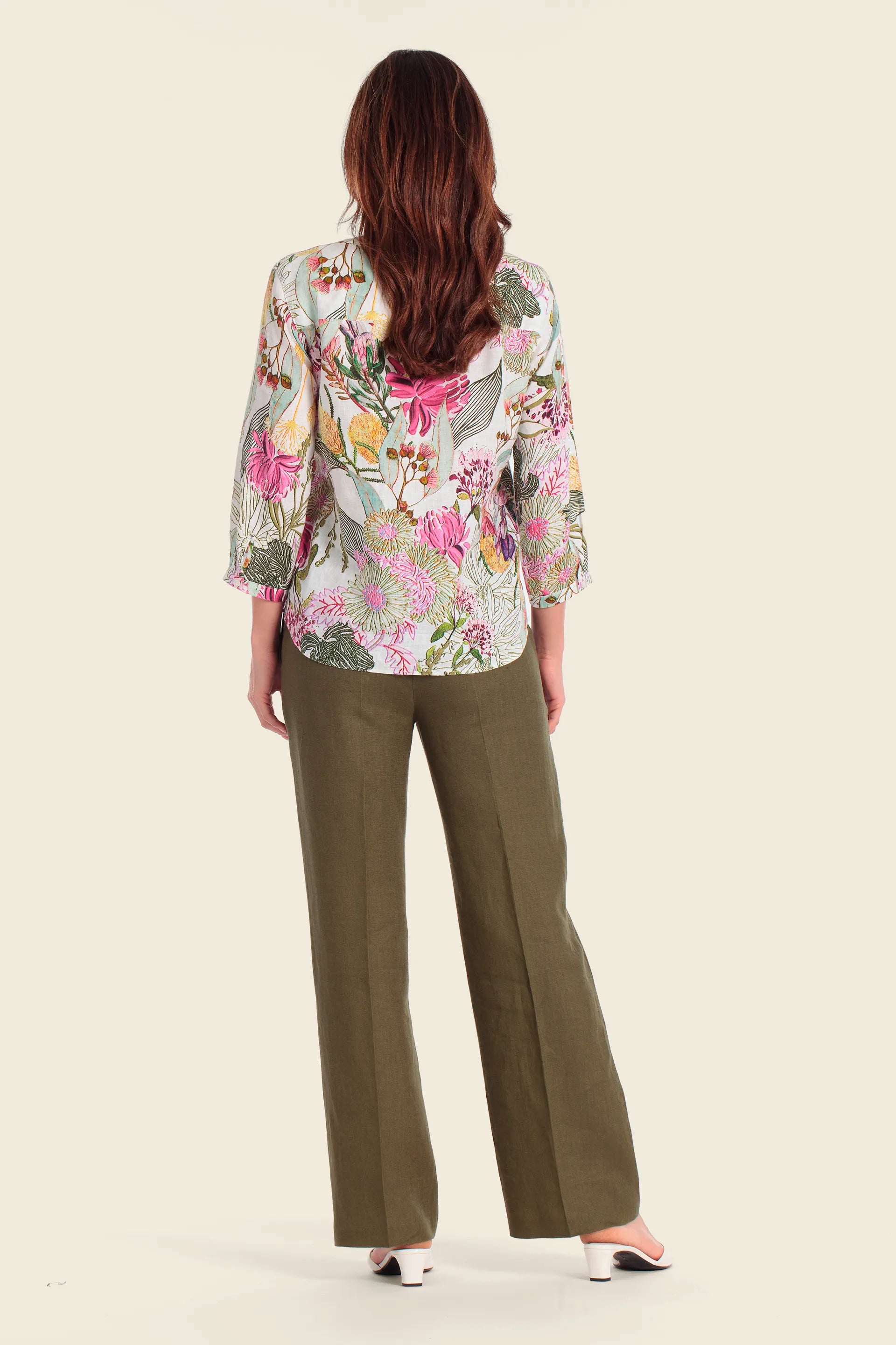 Gerry Weber Flower Print 0 Printed Blouse SKU: N61040_667 Image 04