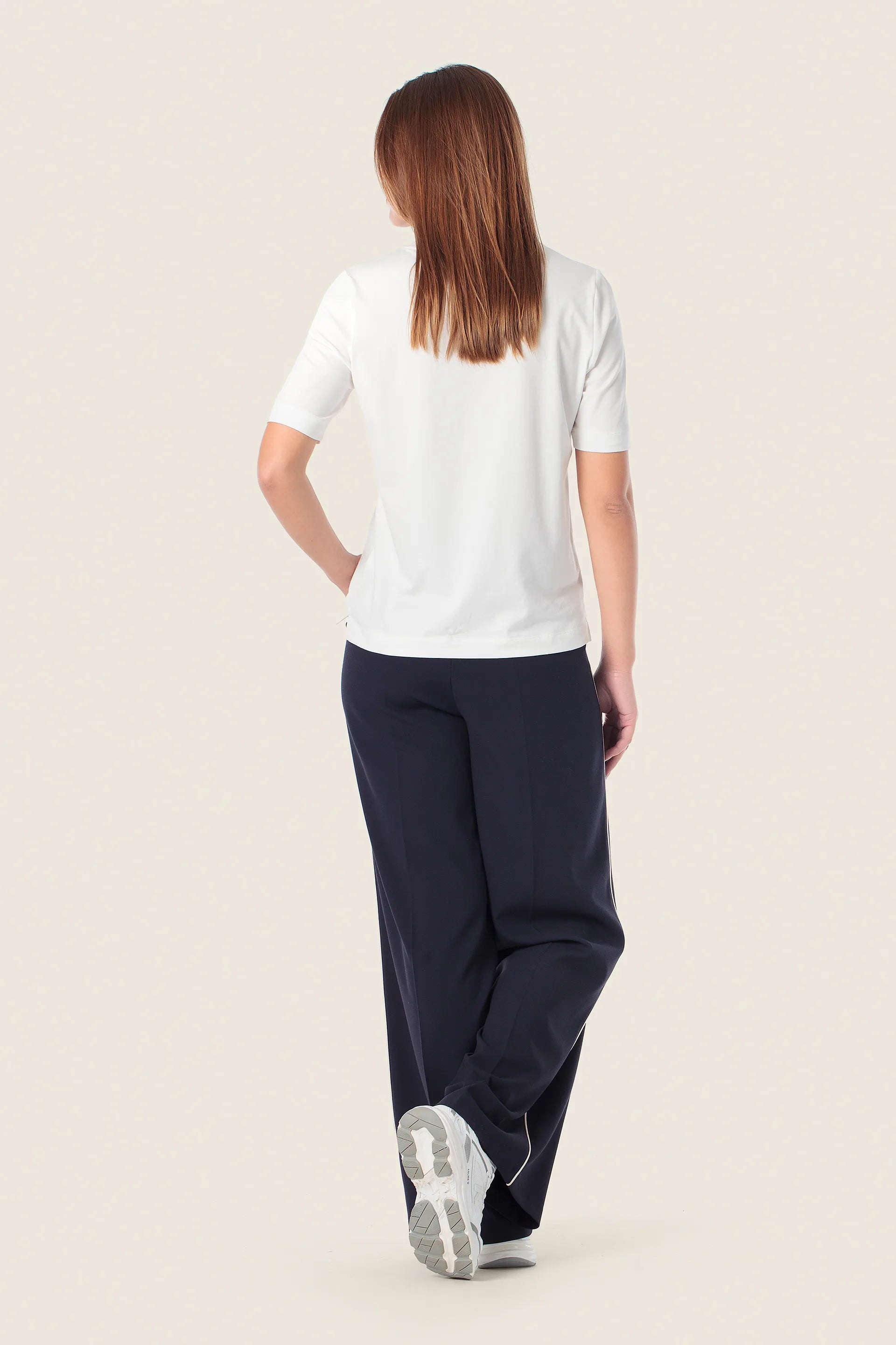 Gerry Weber White Off White 0 White T-Shirt With Graphic Print SKU: N61712_121 Image 04