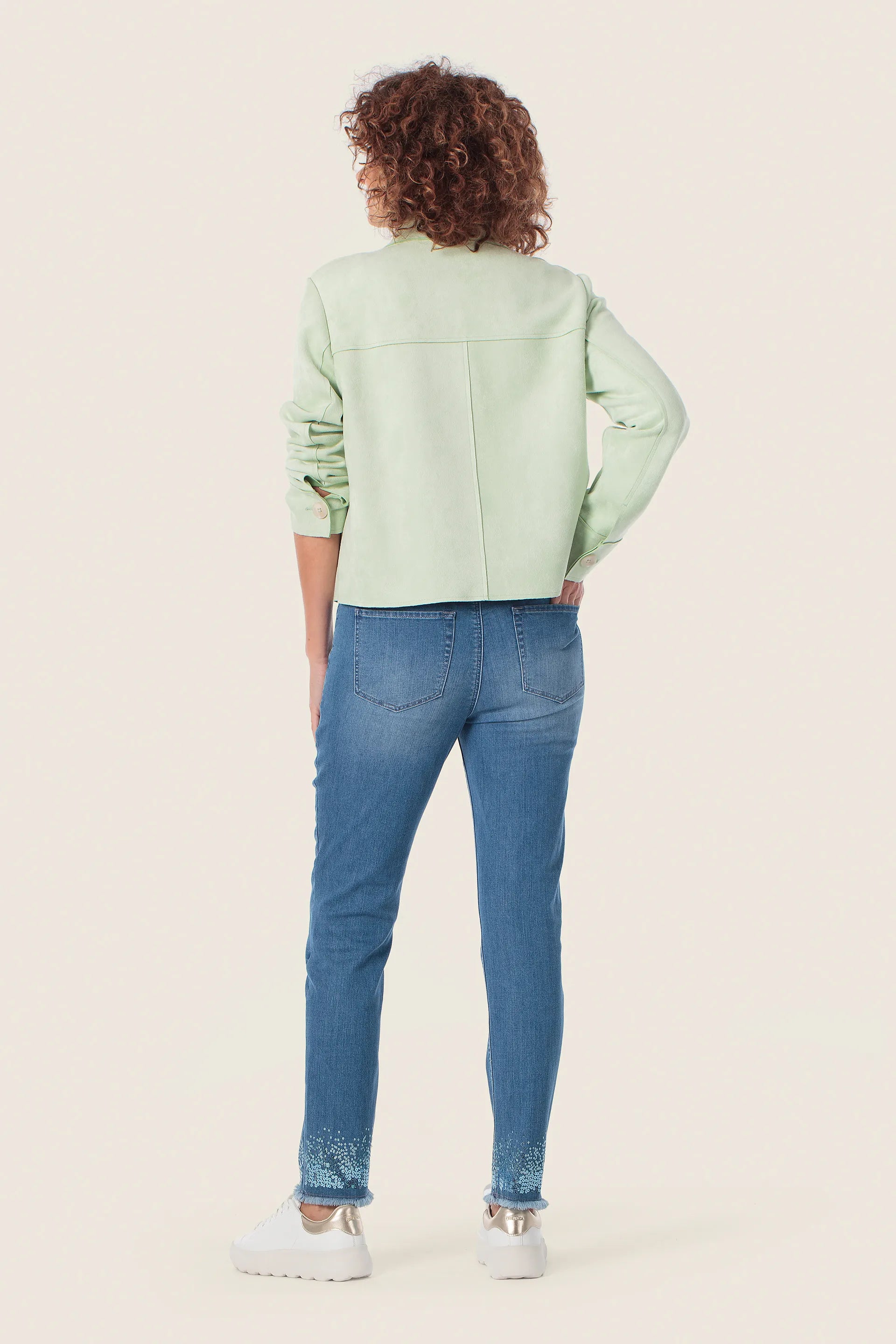 Gerry Weber Green Mint 0 Green Jacket With Buttons SKU: N62151_218 Image 04