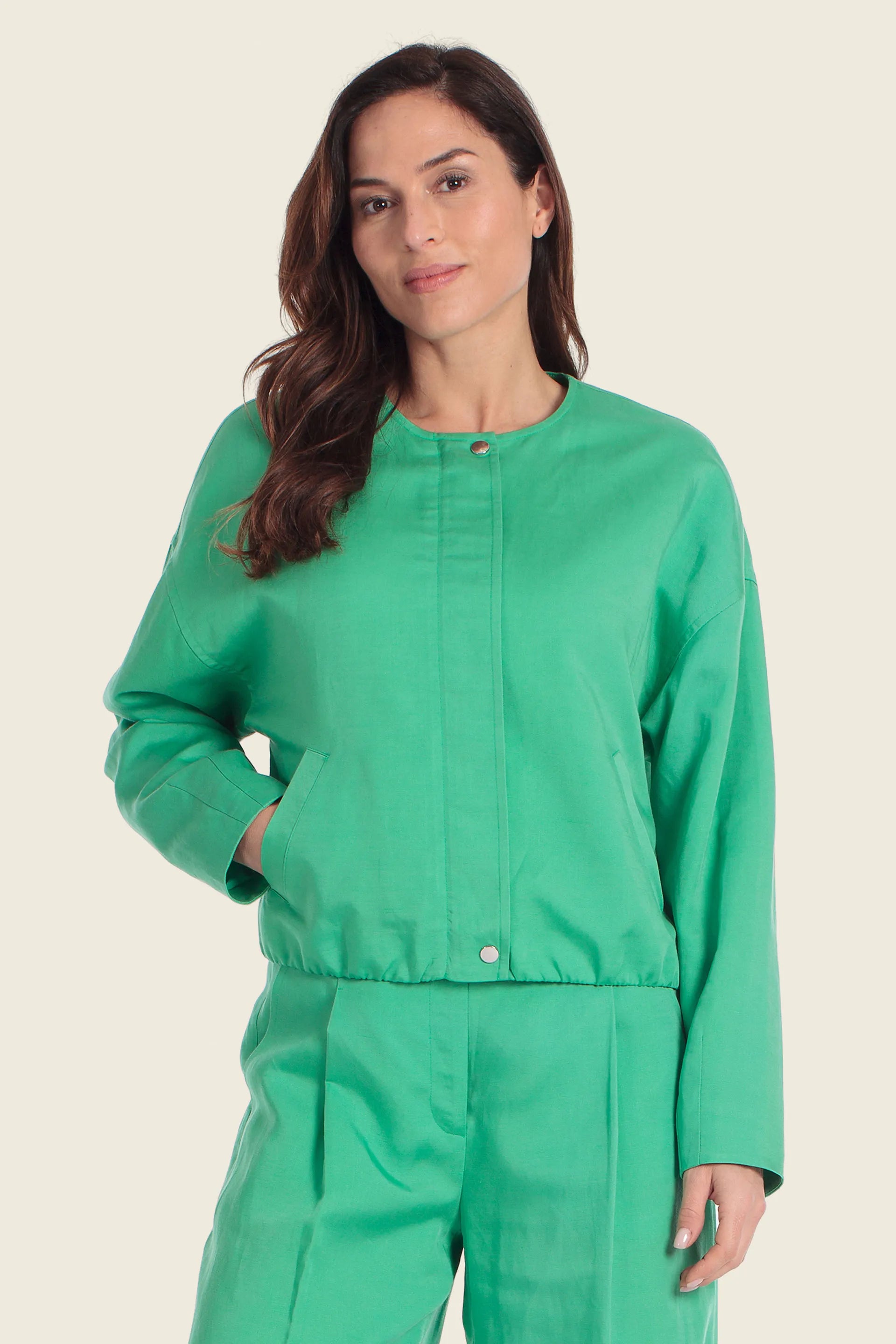 Gerry Weber Green Spring Women Jacket SKU: N62159_620 Image 01
